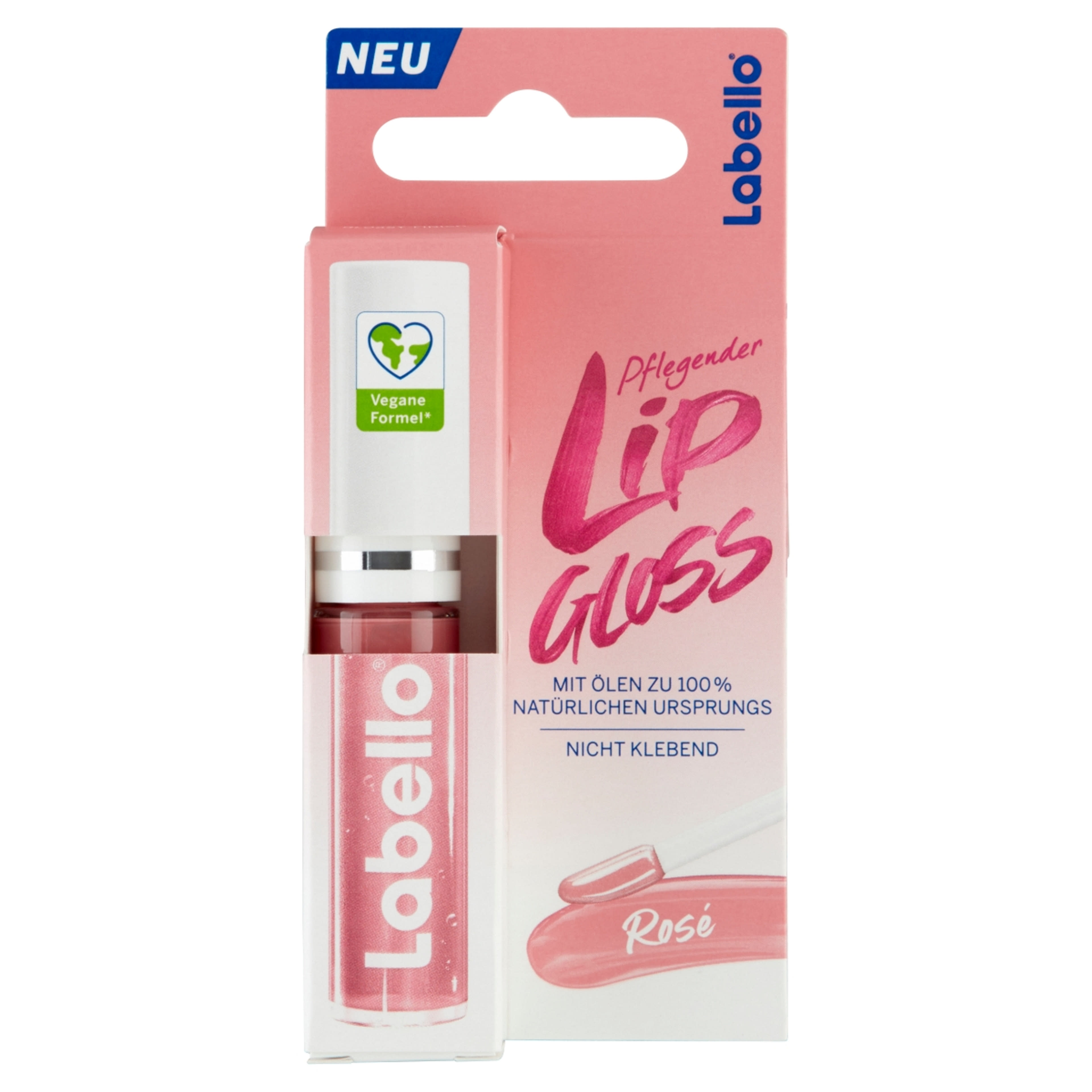 Labello Lip Oil Glossy Finish Rose Blush szájfény 5,5 ml
