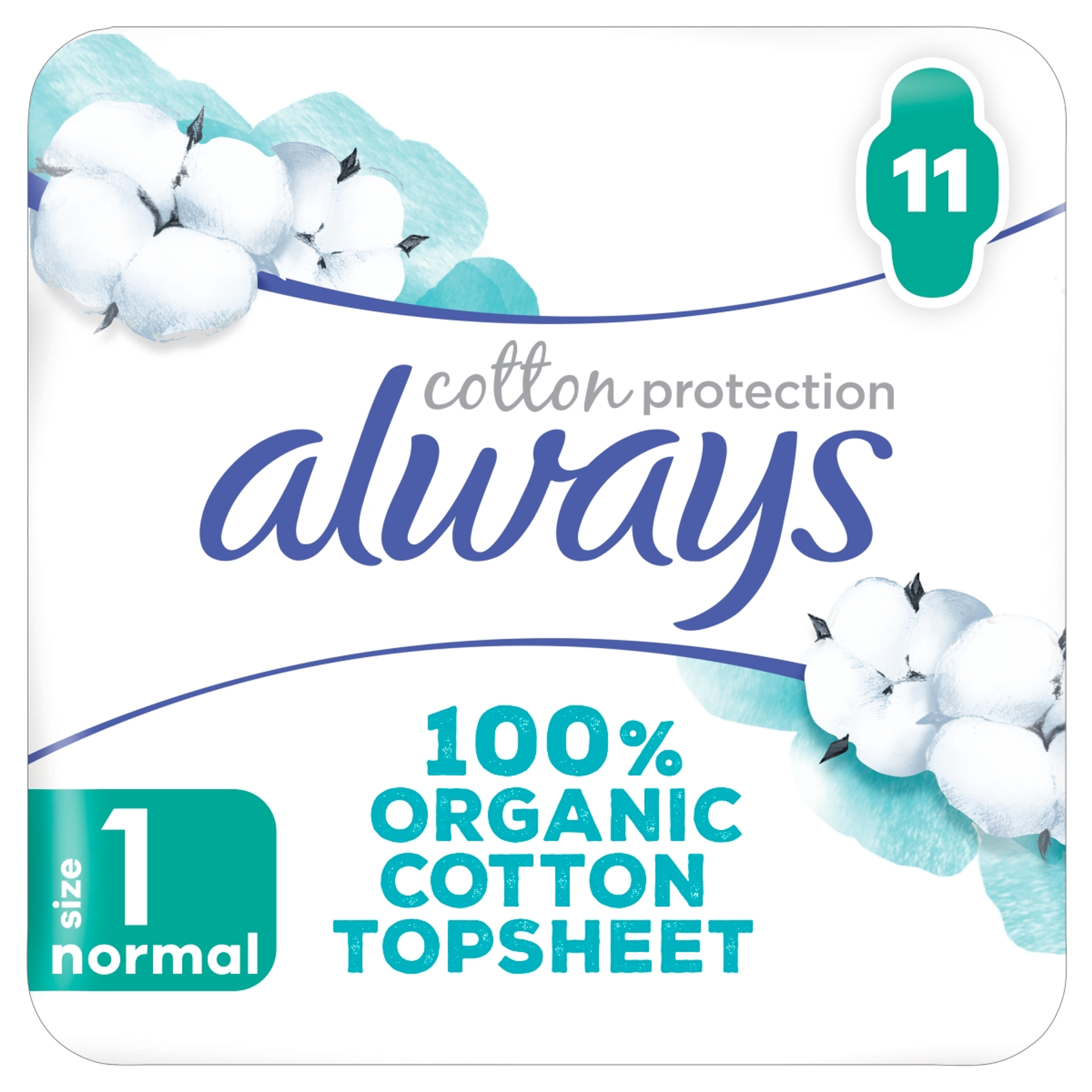 Always Cotton Protection Ultra Normal egészségügyi betét - 11 db-10