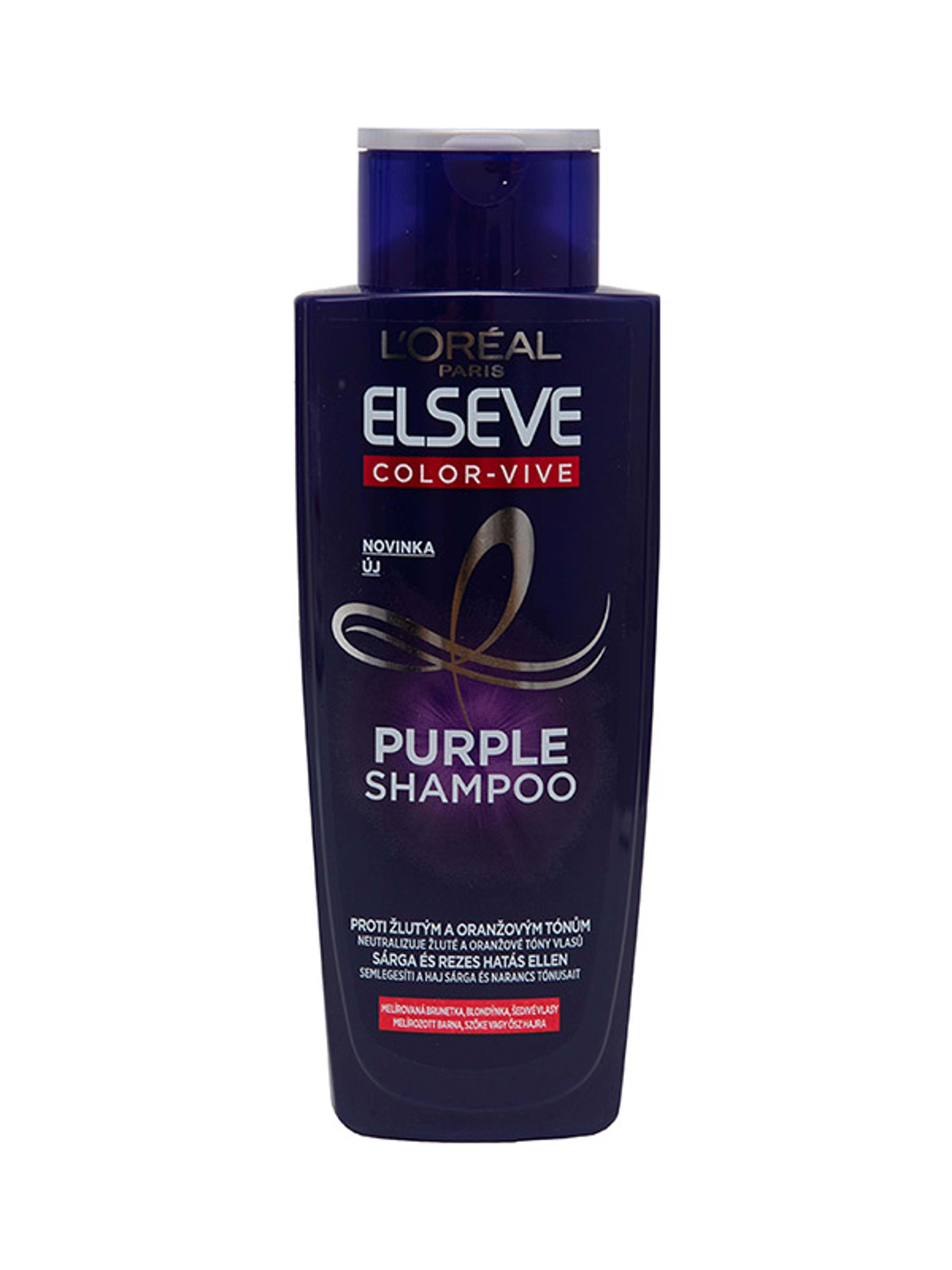 L'Oréal Paris Elseve Purple sampon sárga és rezes hatás ellen - 200 ml-1
