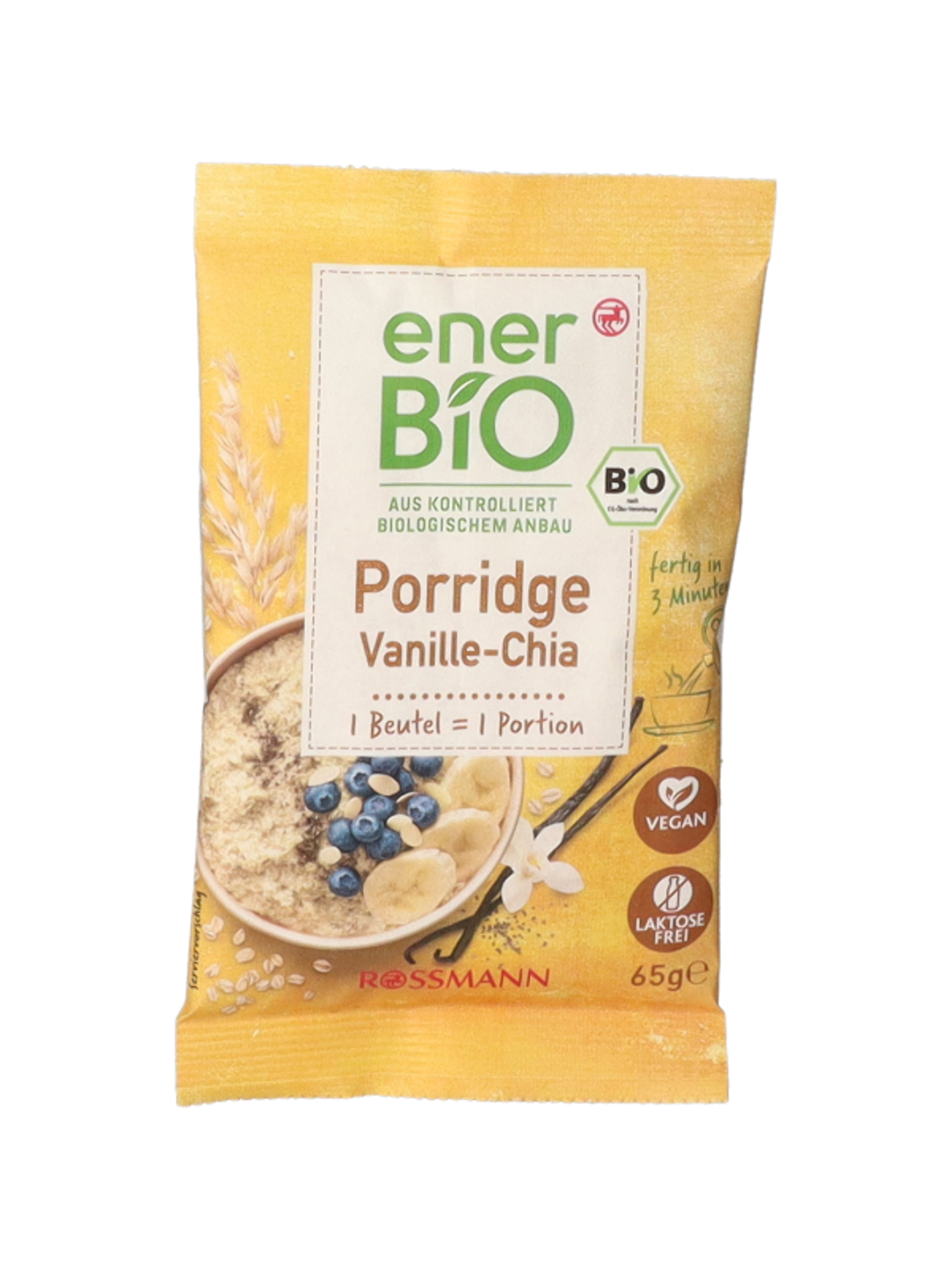 Ener-bio porridge vanilia chia - 65 g