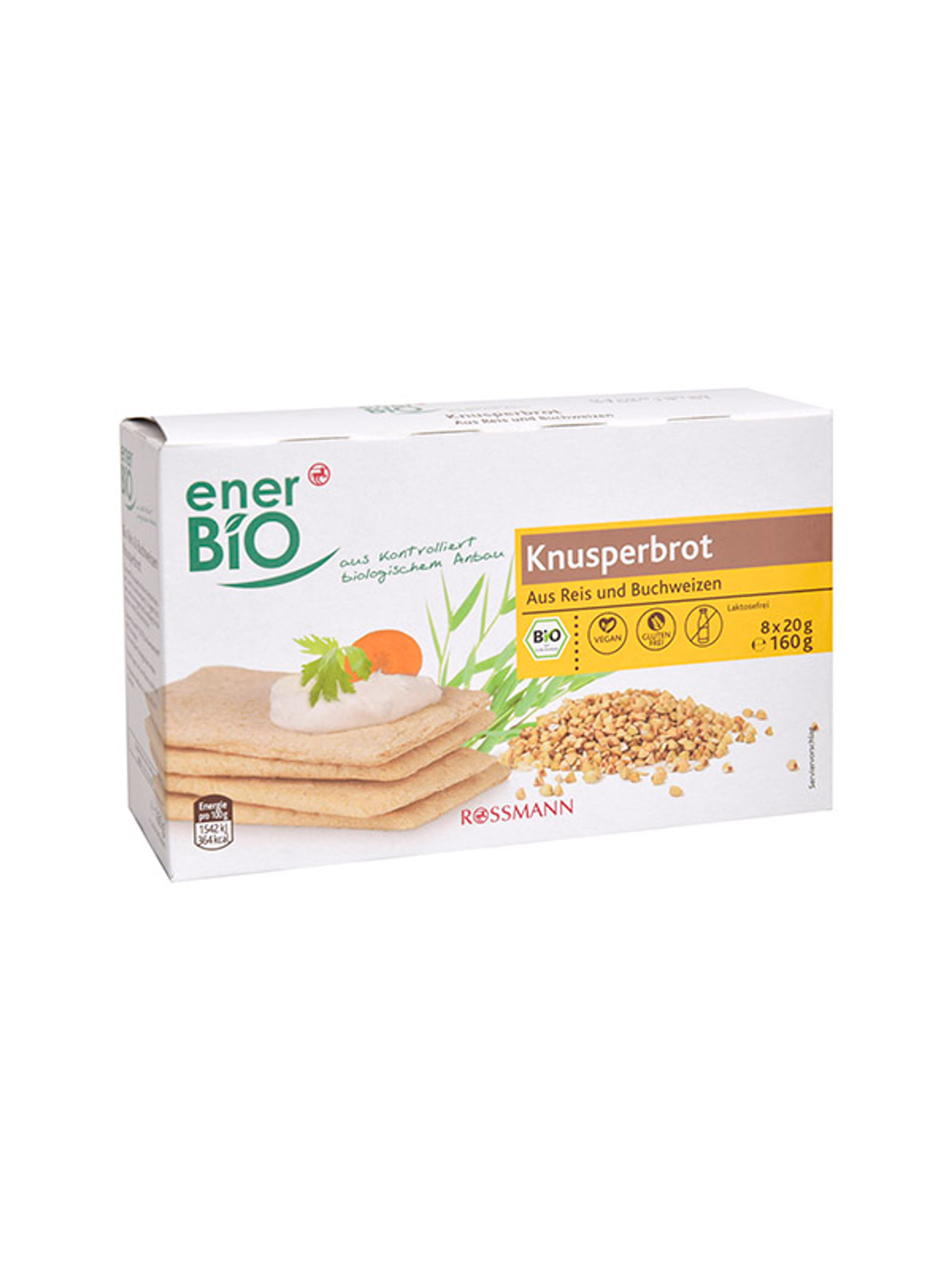 enerBio Bio ropogós rizs&hajdina kenyér - 160 g-1