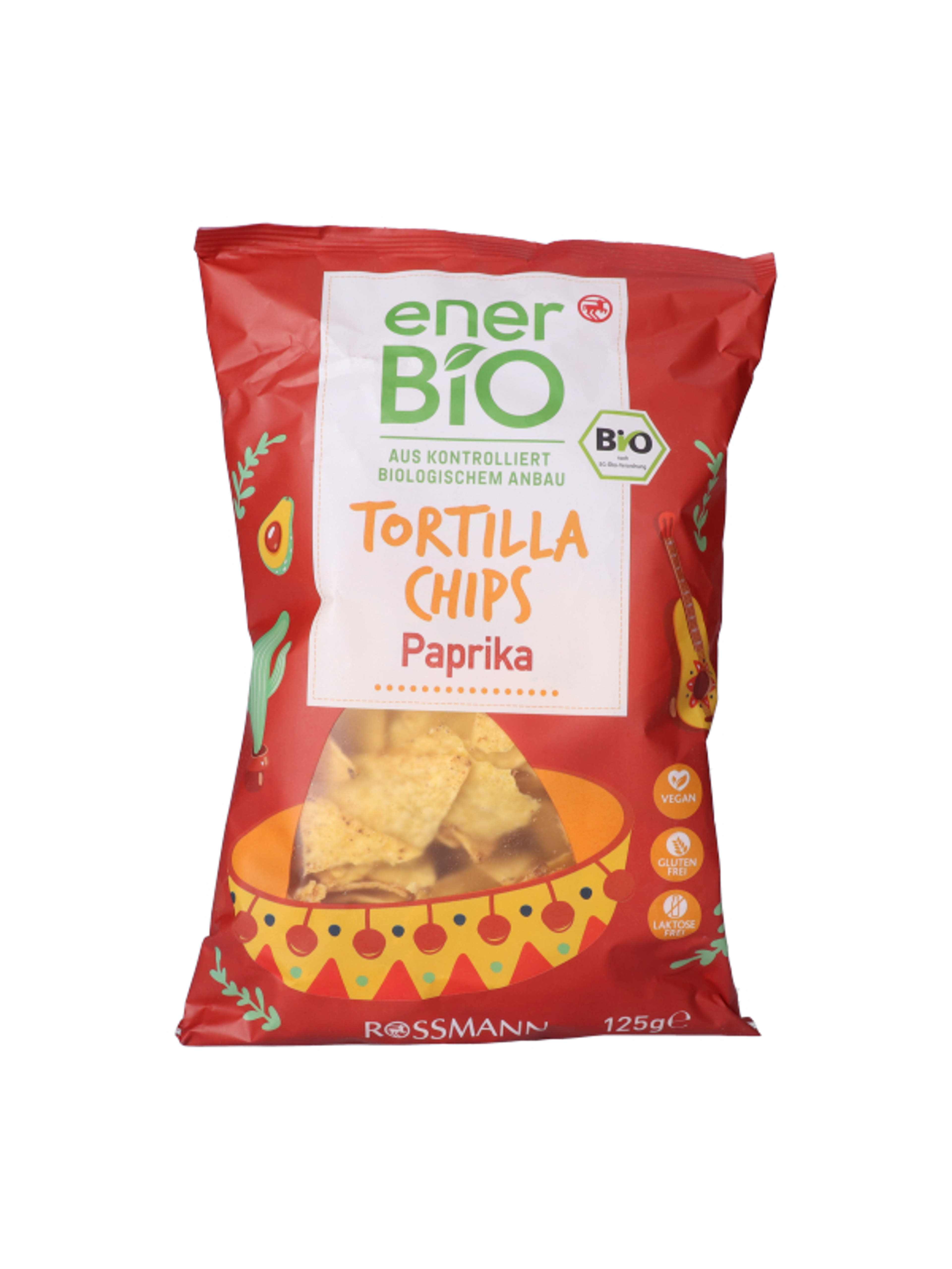 enerBio Paprikás Tortilla Chips - 125 g-1