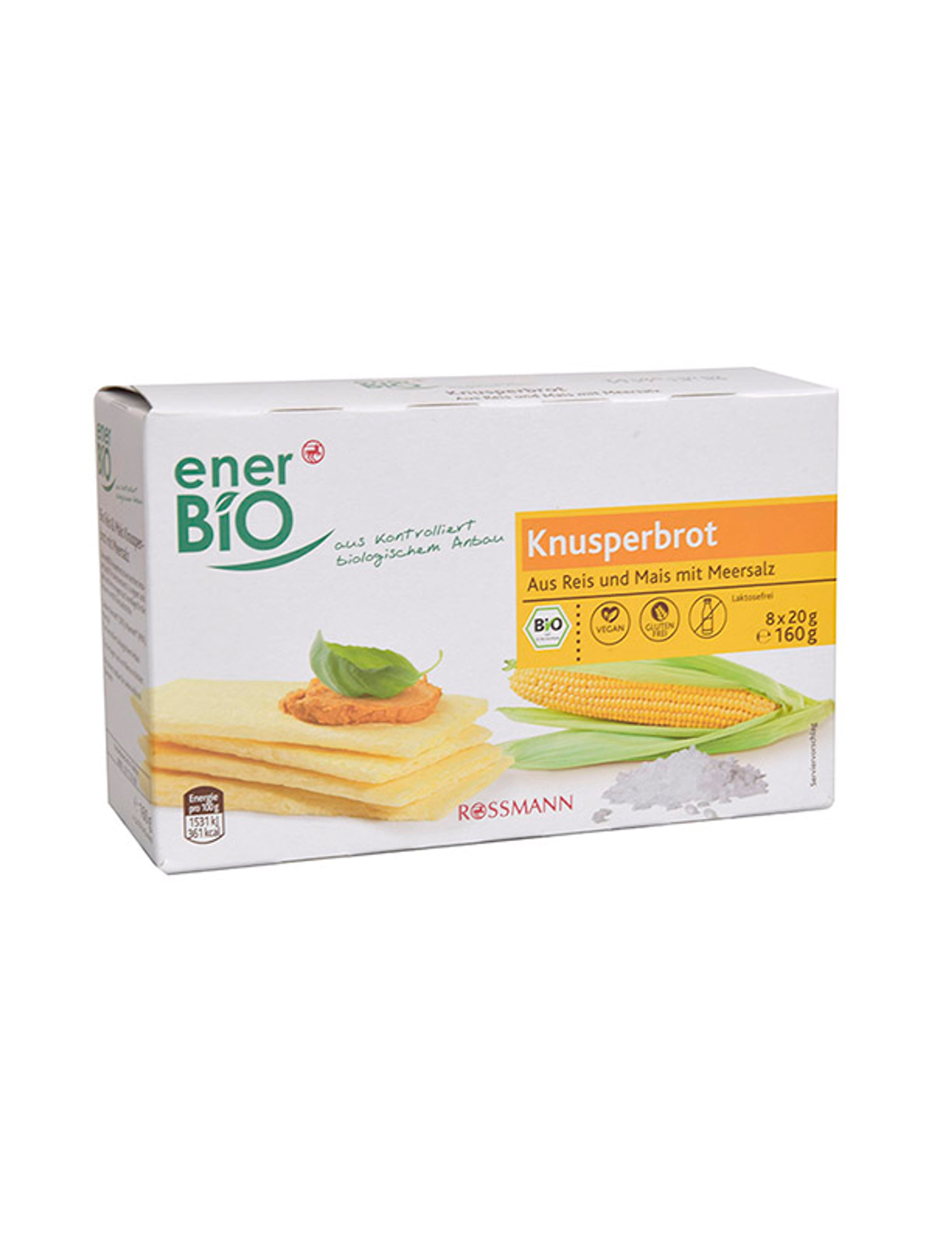enerBio ropogós kenyér rizs & kukorica - 160 g