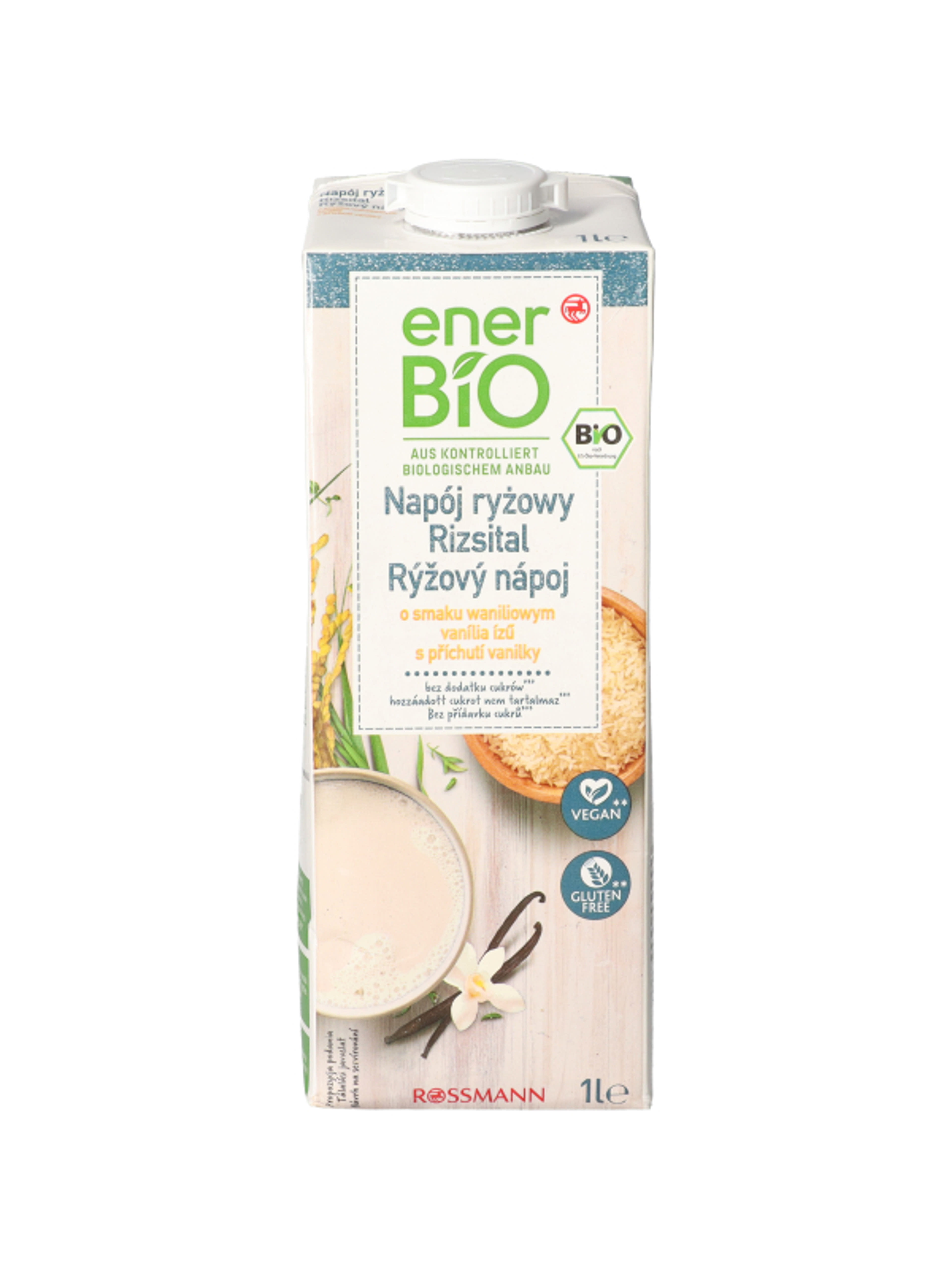 enerBio vaníliás rizsital - 1 l
hozzáadott cukrot nem tartalmaz
vegán és gluténmentes