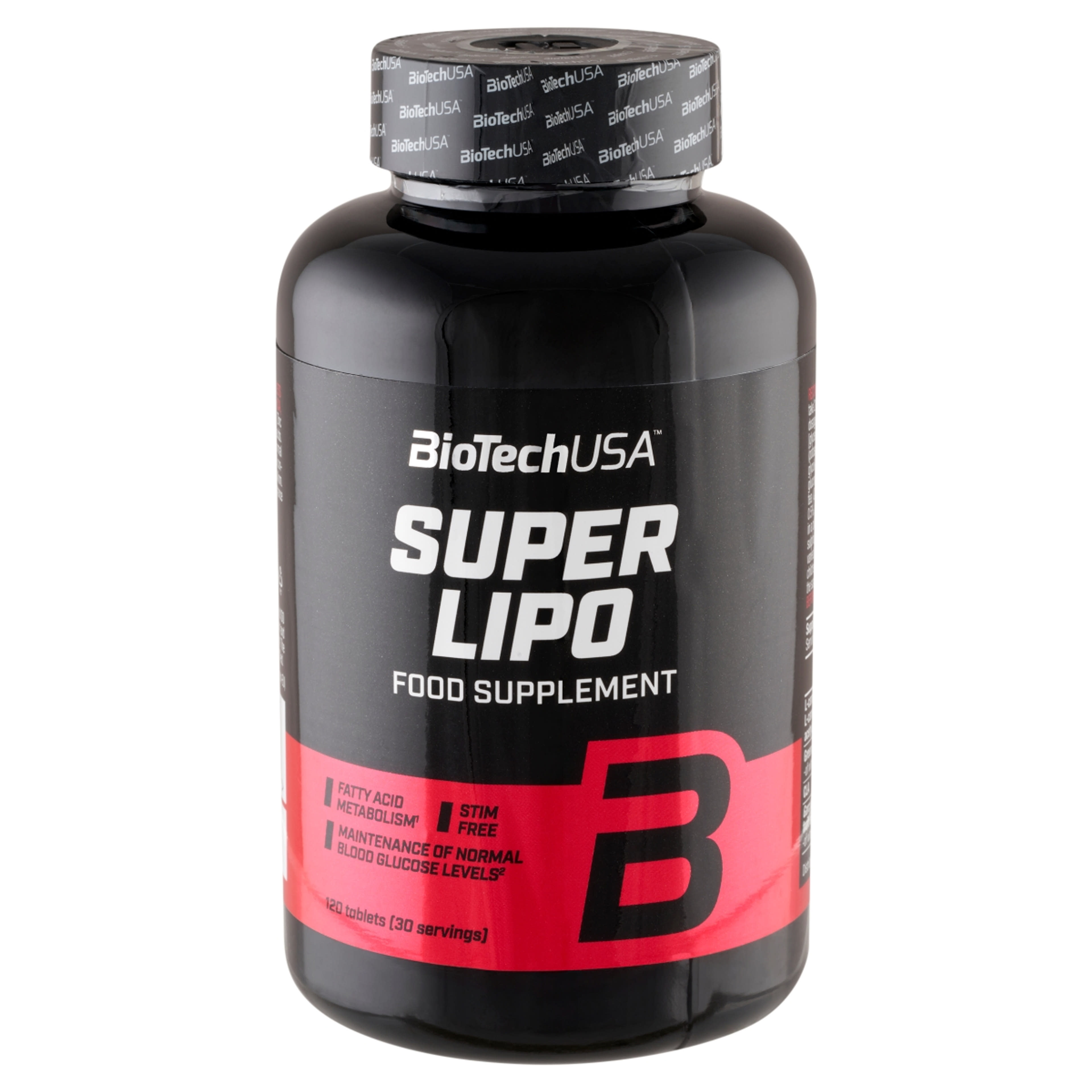 BioTech USA Super Burner étrend-kiegészítő tabletta - 120 db-2