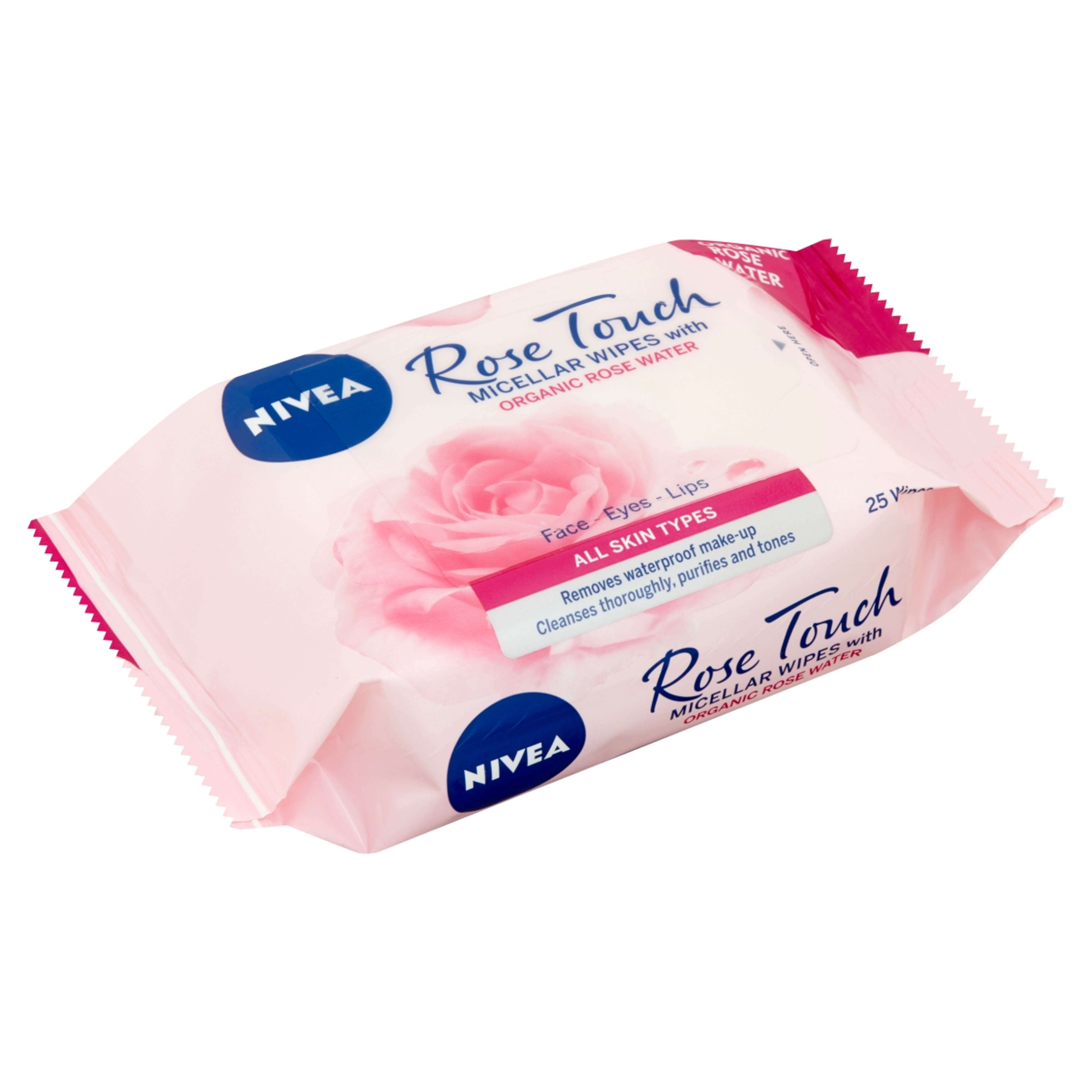 Nivea rózsavizes micellás arcttisztító kendő - 25 db-2