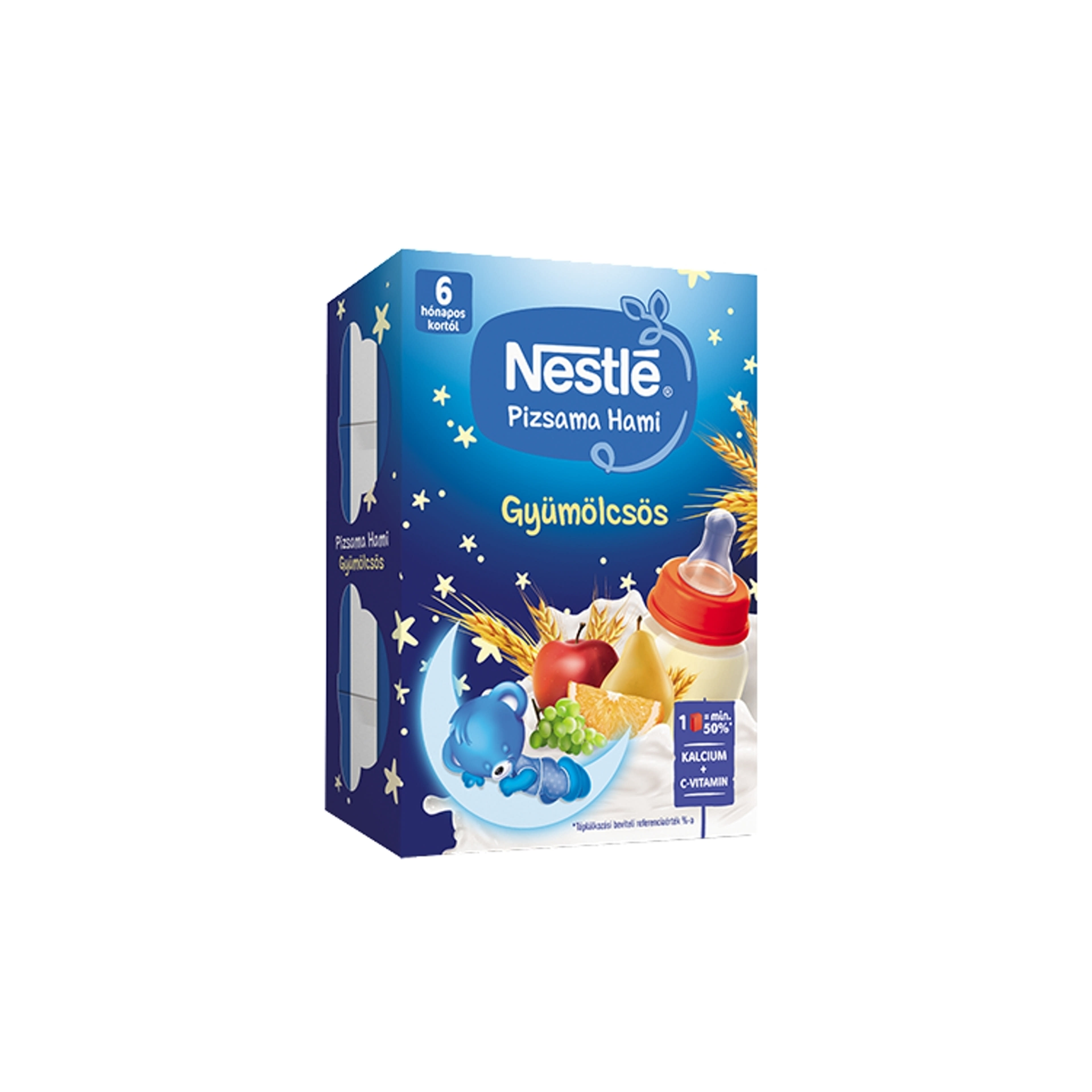 Nestlé Pizsama Hami Folyékony Gabonás Bébiétel Gyümölcsös 6 Hónapos Kortól - 2x200 ml-2