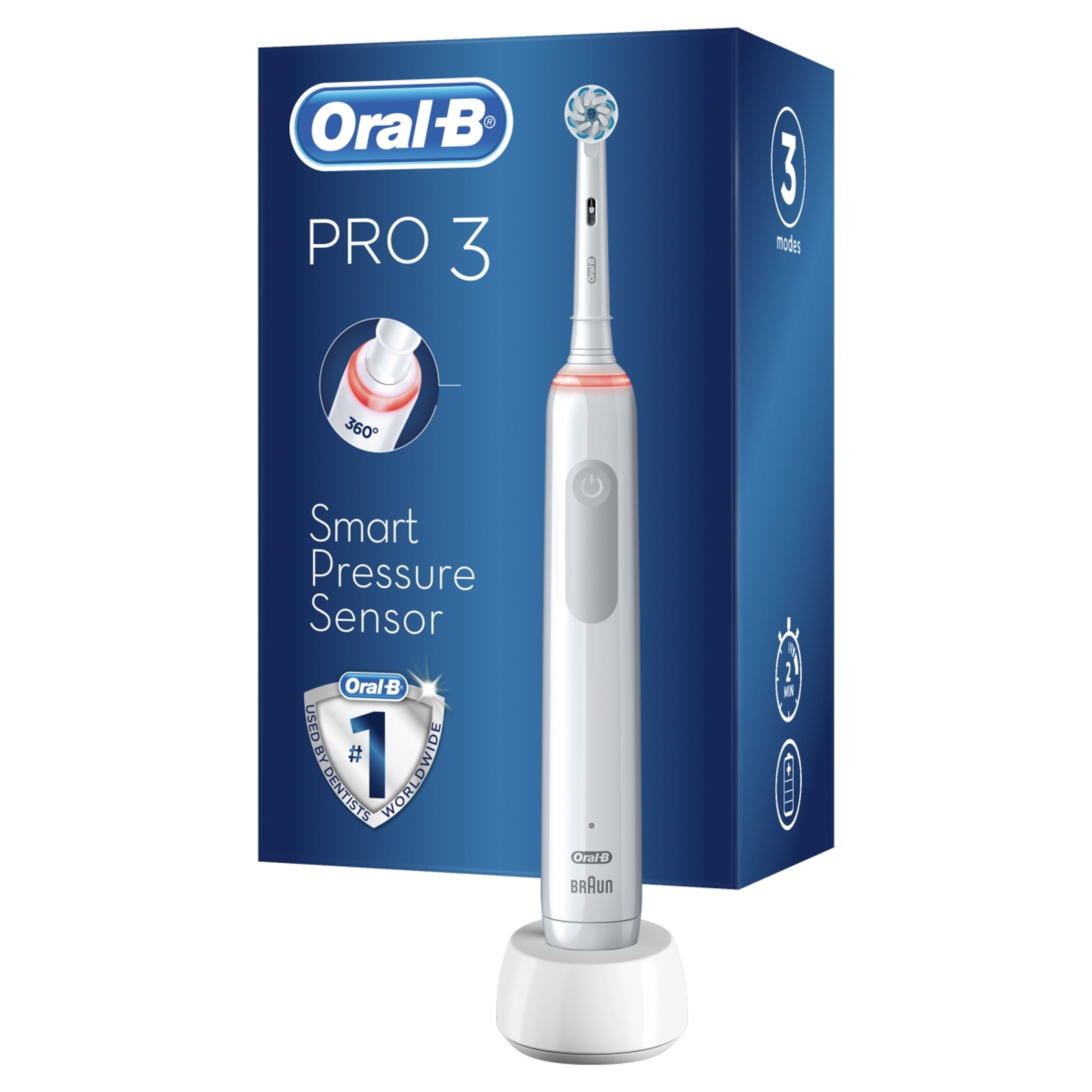 Oral-B PRO3 3000 Sensitive Clean elektromos fogkefe  - 1 db-4