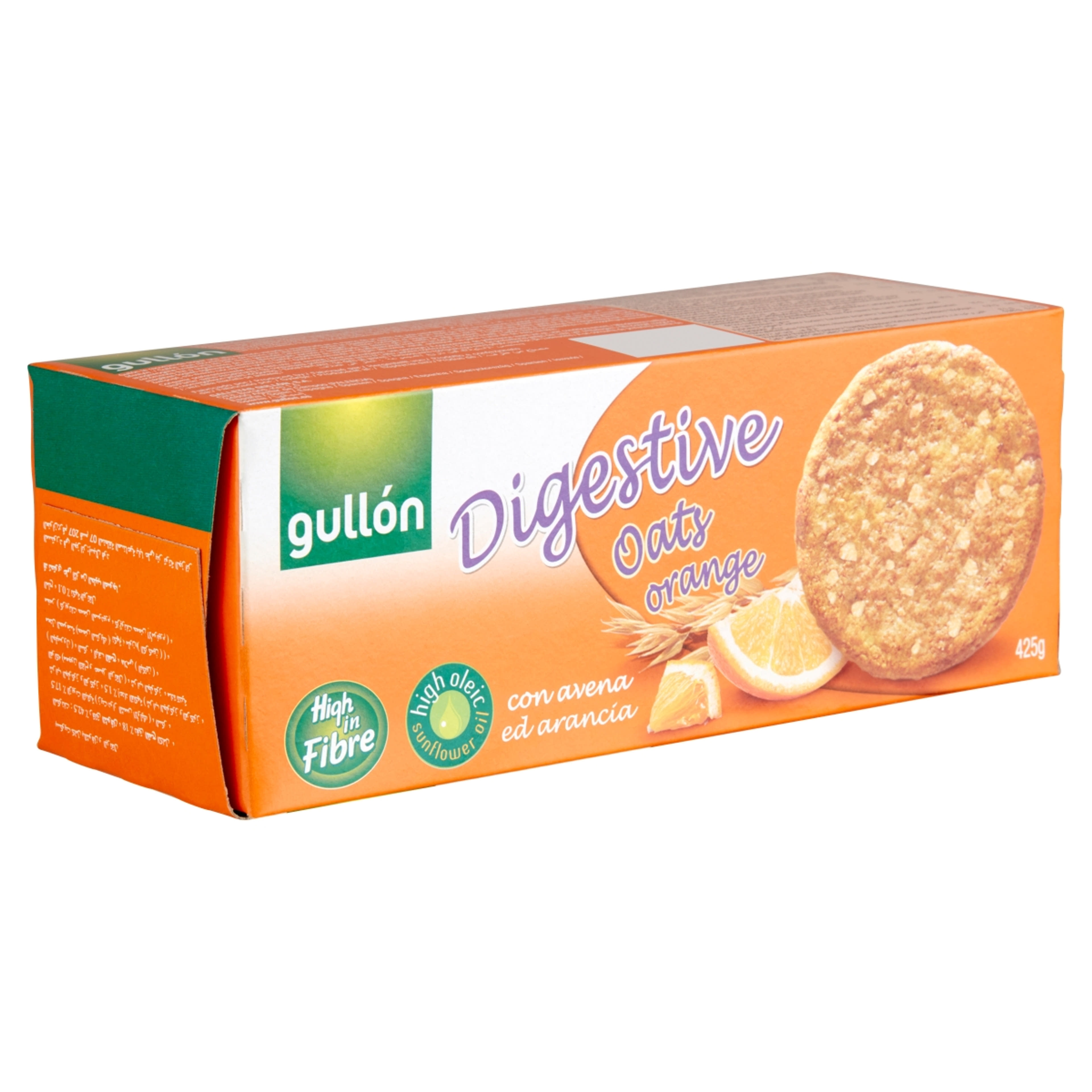 Gullon digestive zabpelyhes narancsos keksz - 425 g-2