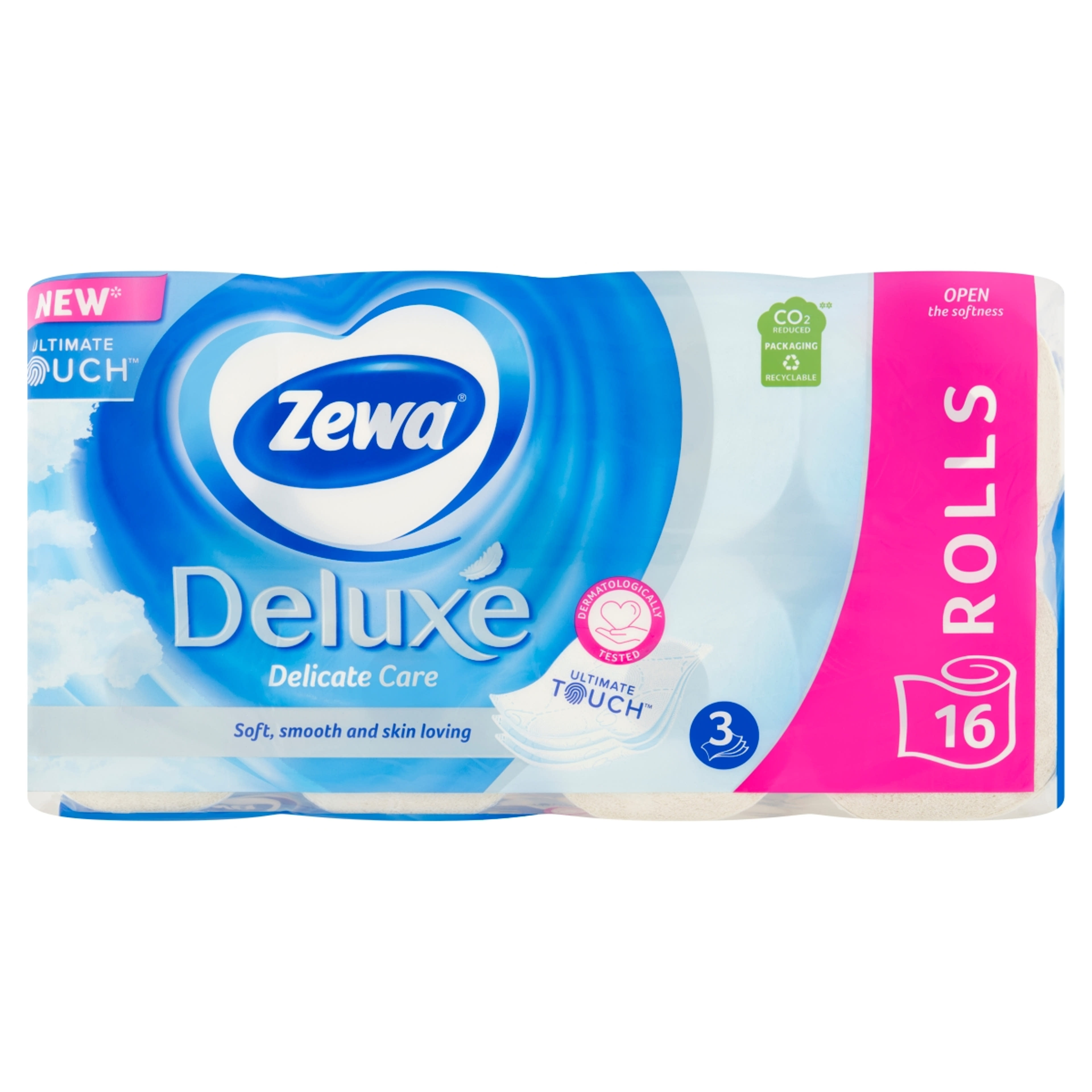 Zewa Deluxe Delicate Care 3 Rétegű Toalettpapír - 16 tekercs
