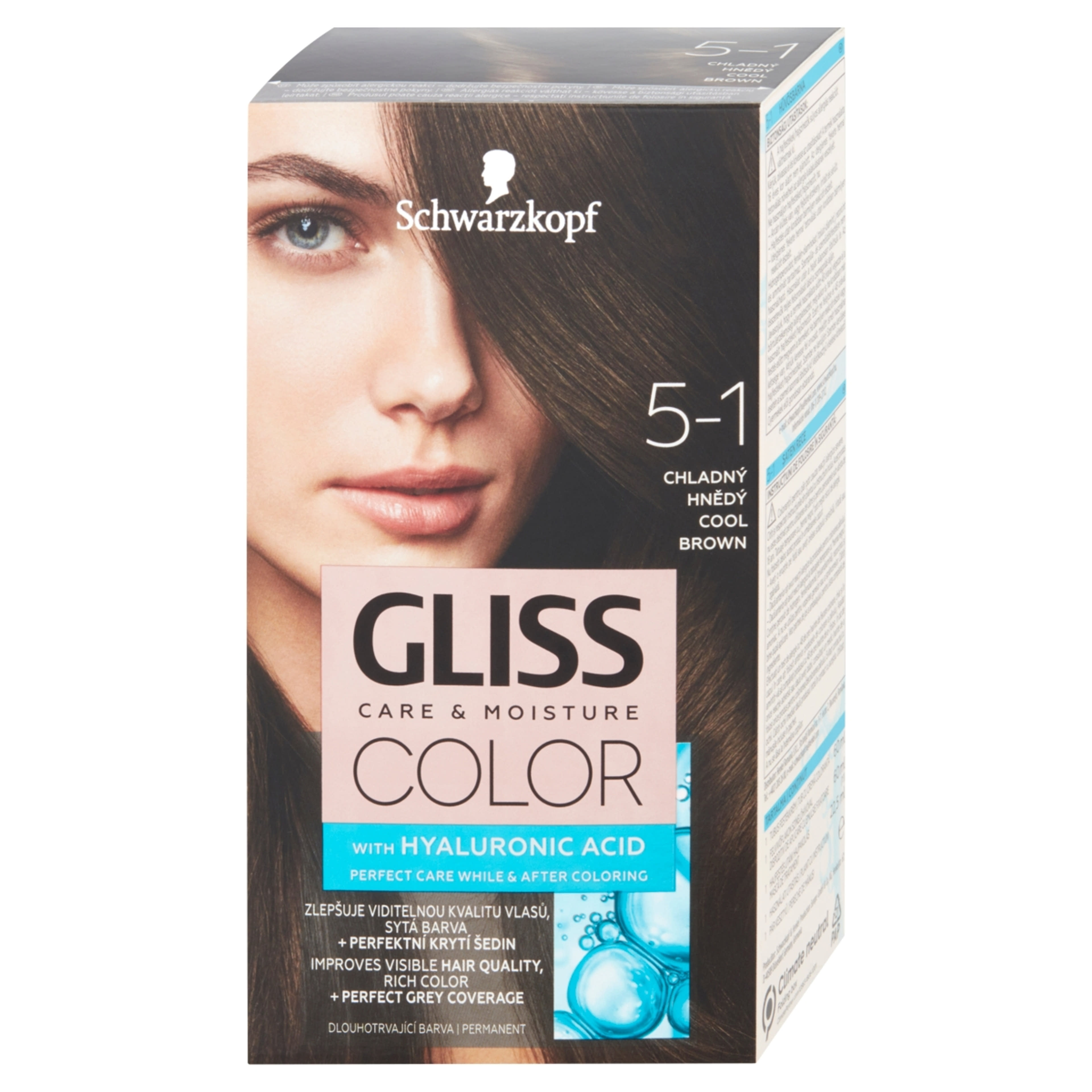 Gliss Color tartós hajfesték 5-1 Hűvösbarna - 1 db-2