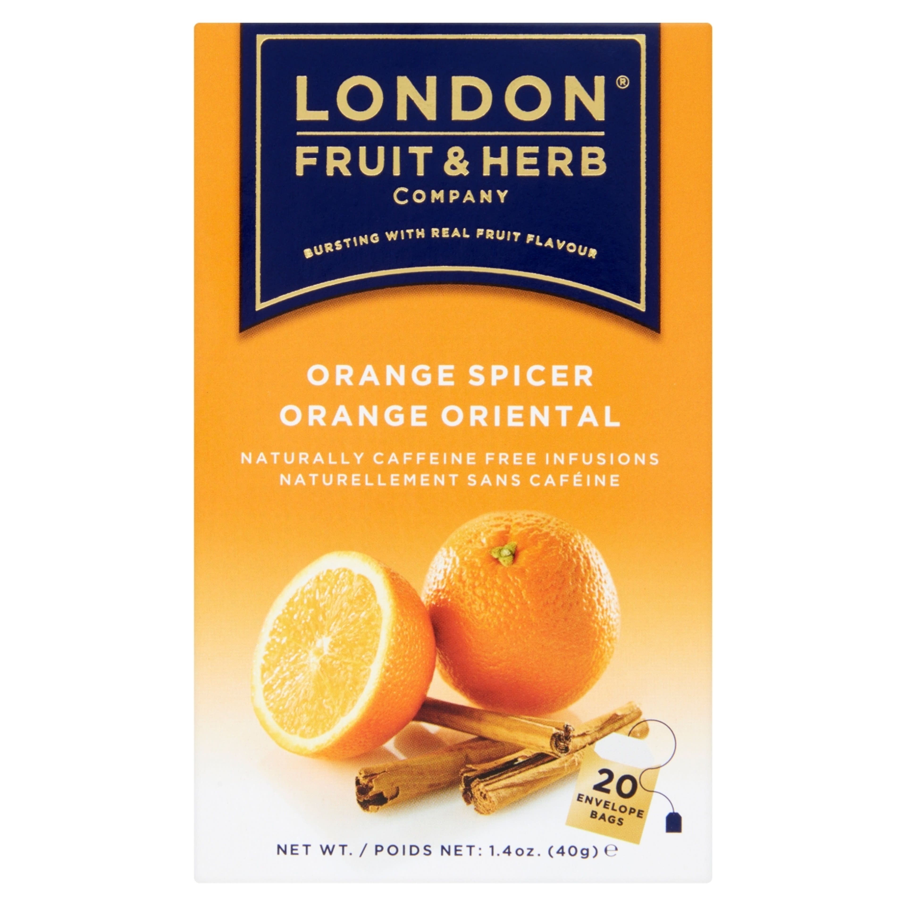 London Fruit & Herb Company fűszeres narancs ízesítésű filteres gyümölcstea 20 filter - 40 g-1