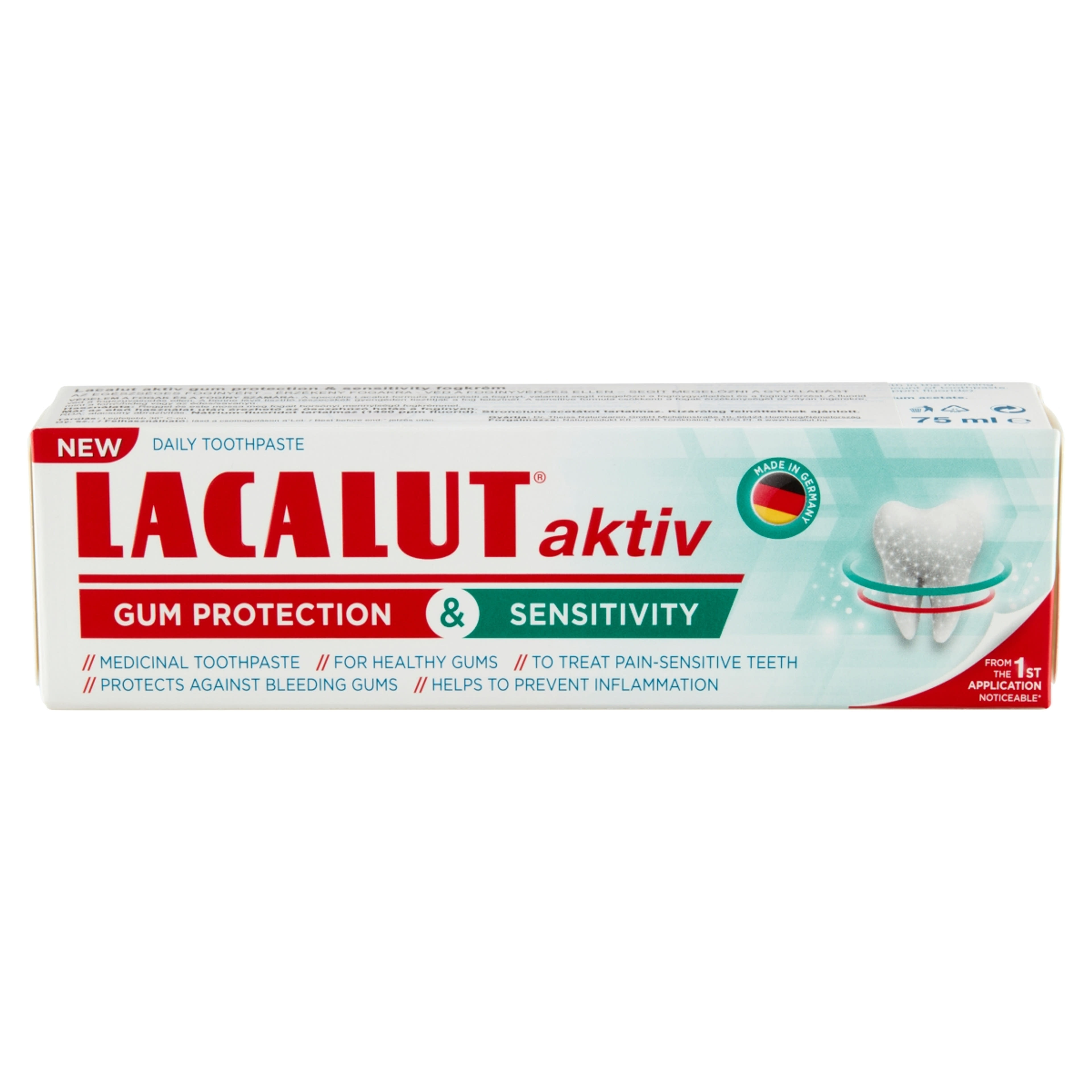 Lacalut Aktiv Gum Protection&Sensitivity fogkrém - 75 ml-2