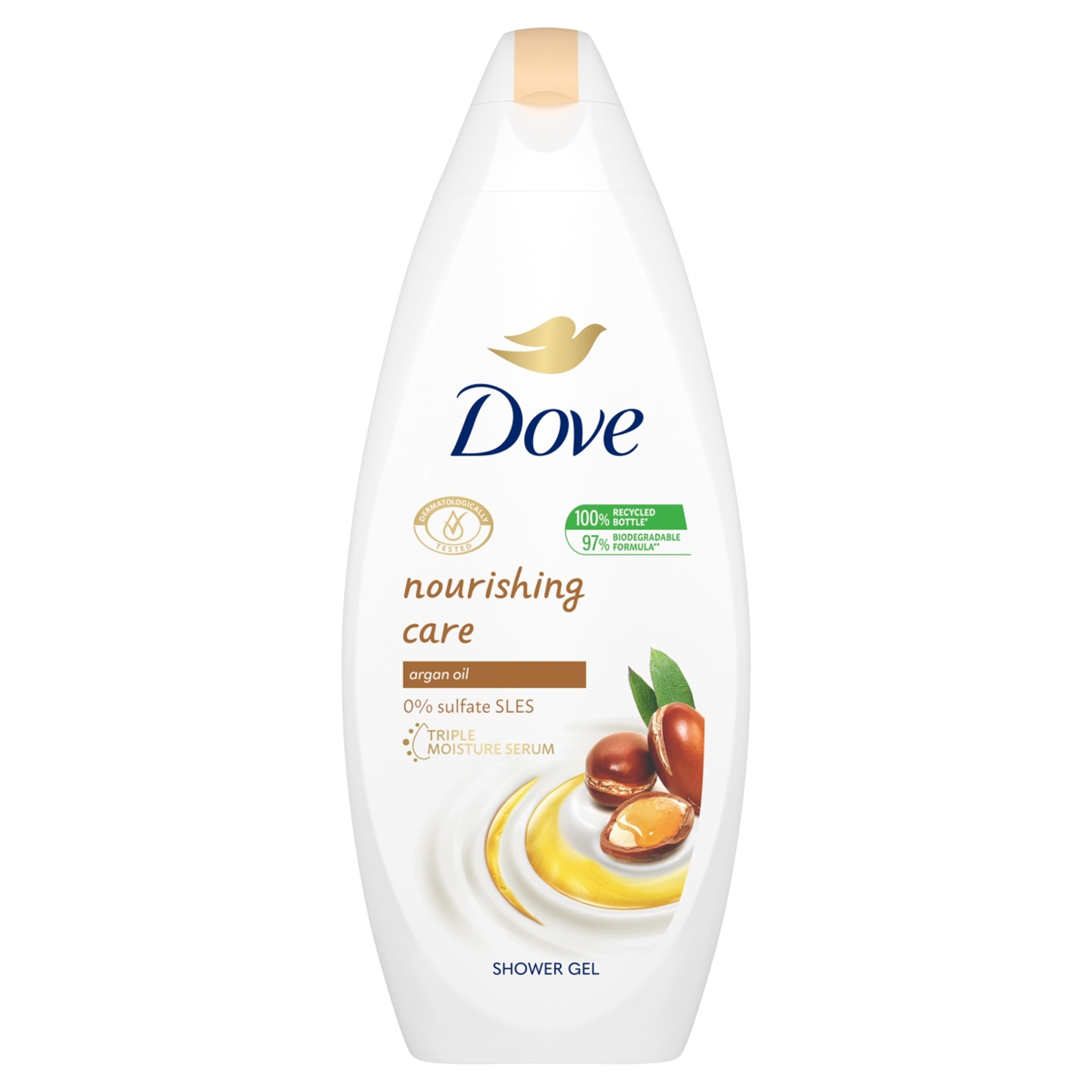 Dove Nourishing Care & Oil krémtusfürdő marokkói argán olajjal - 250 ml-1