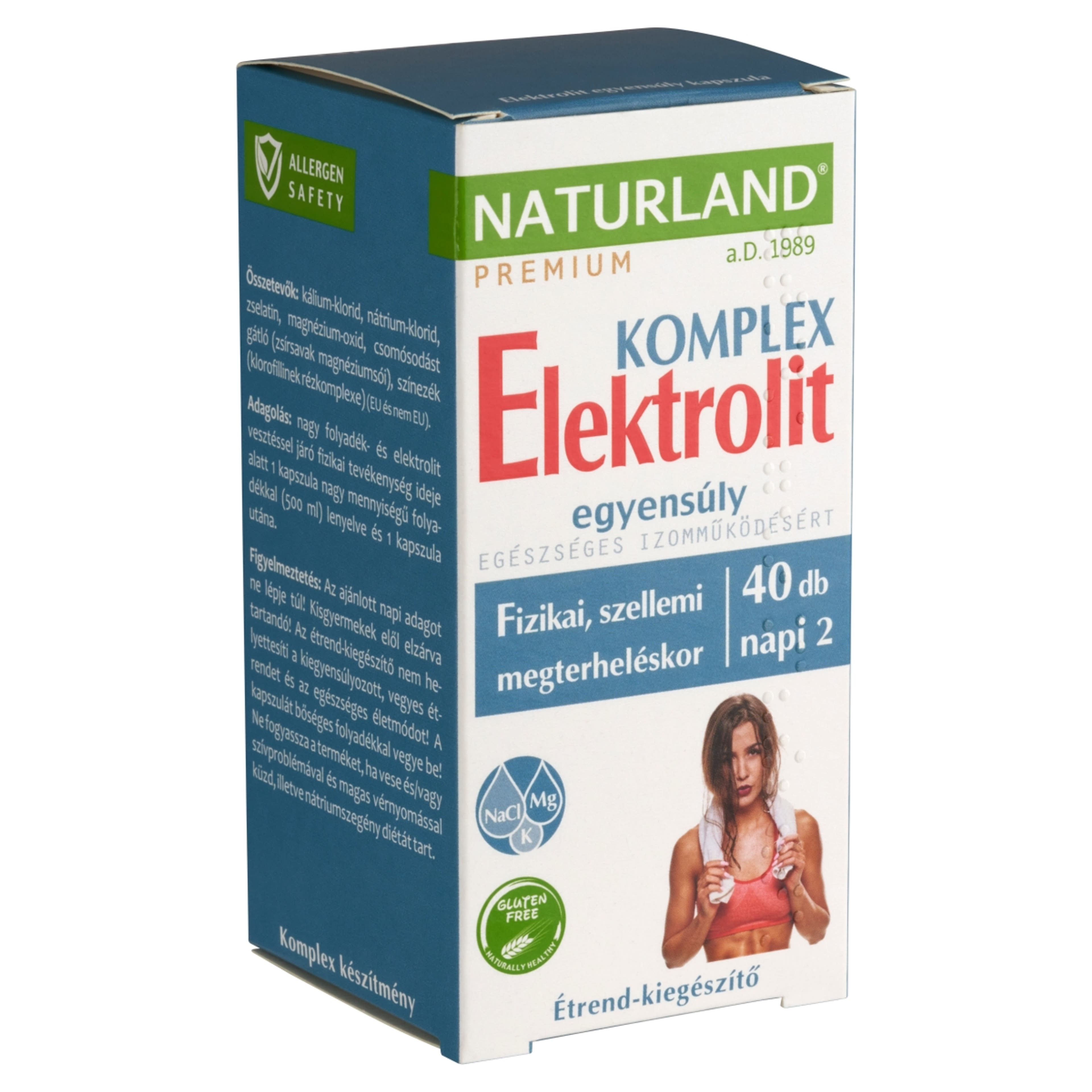 Naturland Elektrolit egyensúly kapszula - 40 db-2