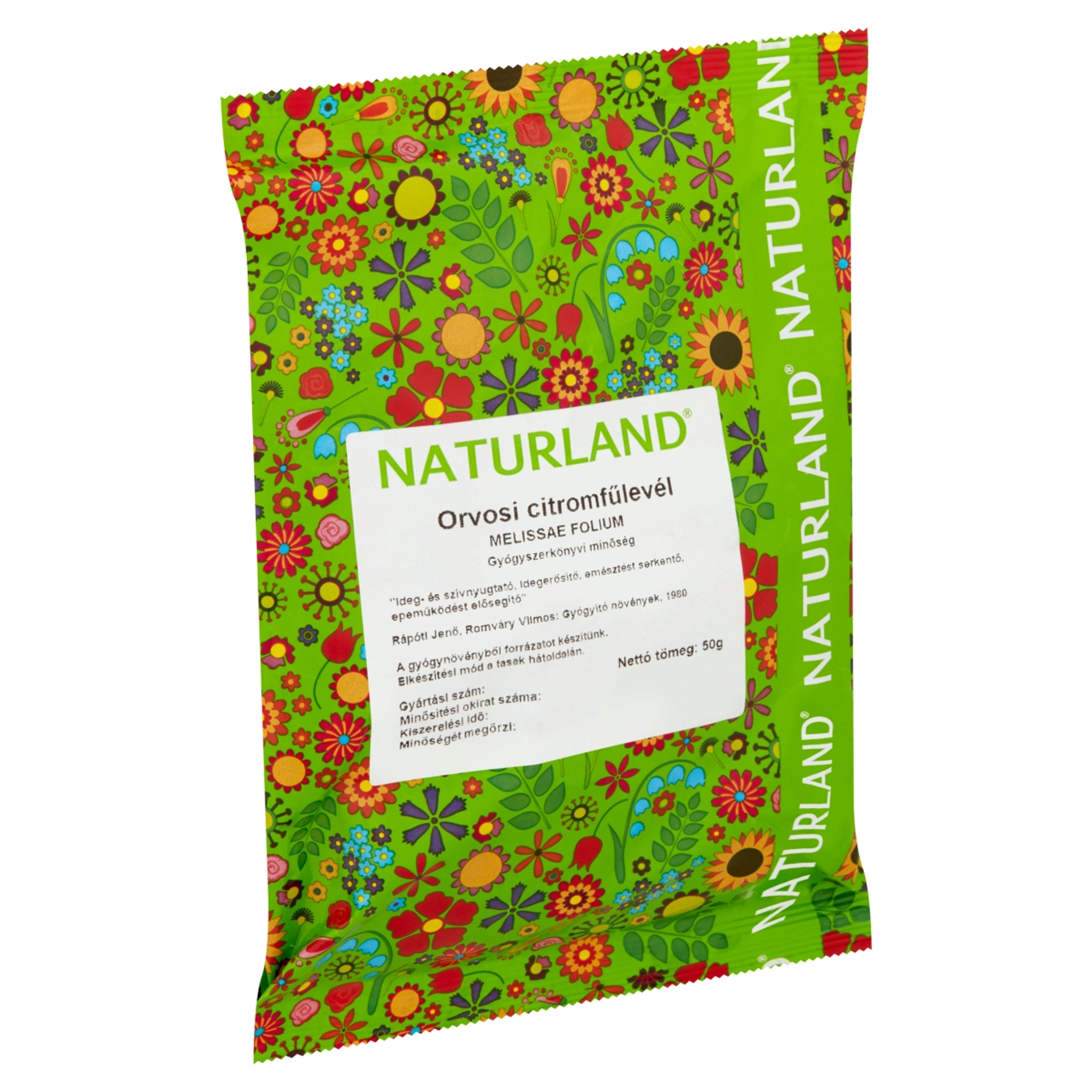 Naturland tasakos Orvosi citromfűlevél tea - 50 g-2
