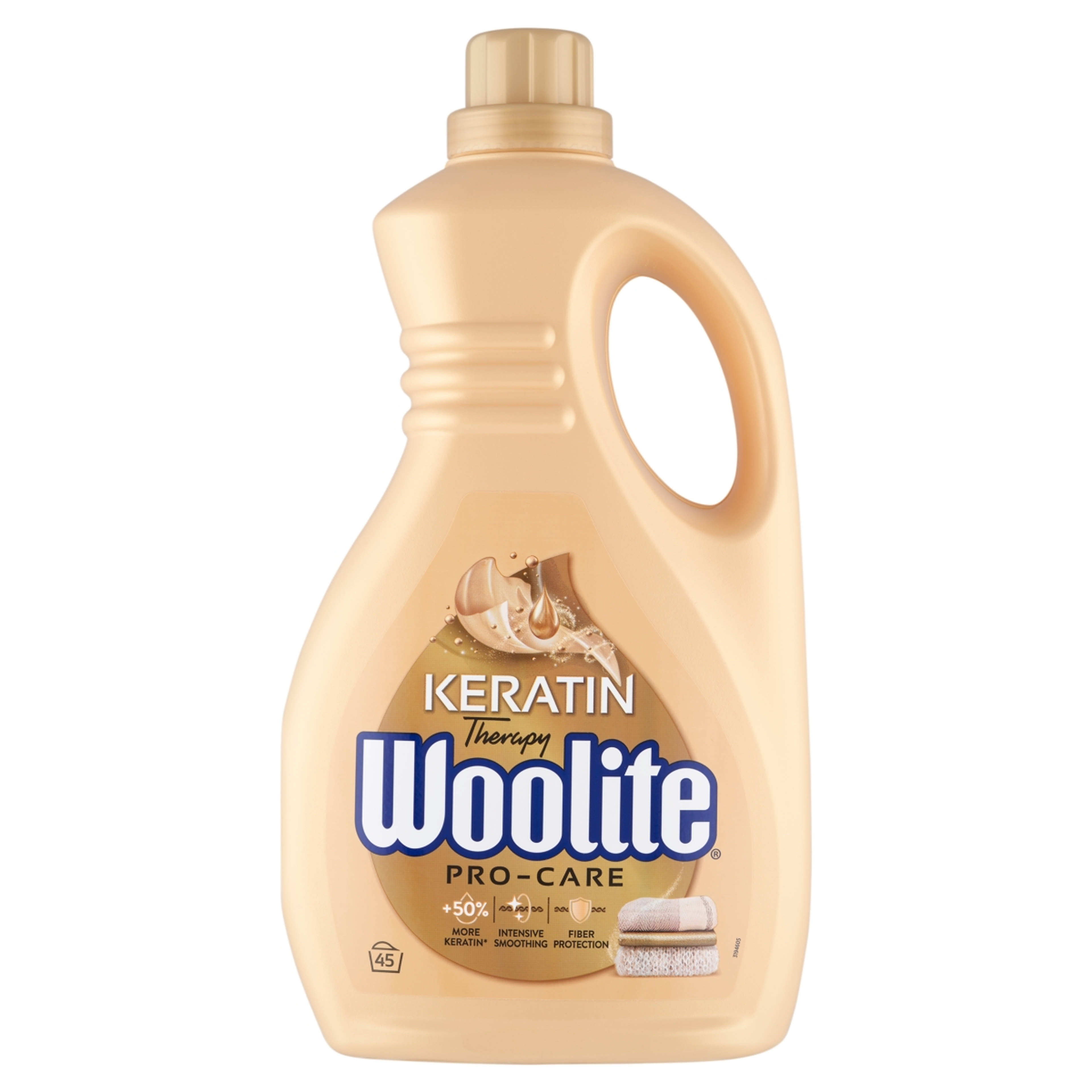 Woolite Keratin Therapy Pro-Care folyékony mosószer keratinnal minden ruhatípushoz 45 mosás - 2700 ml-1