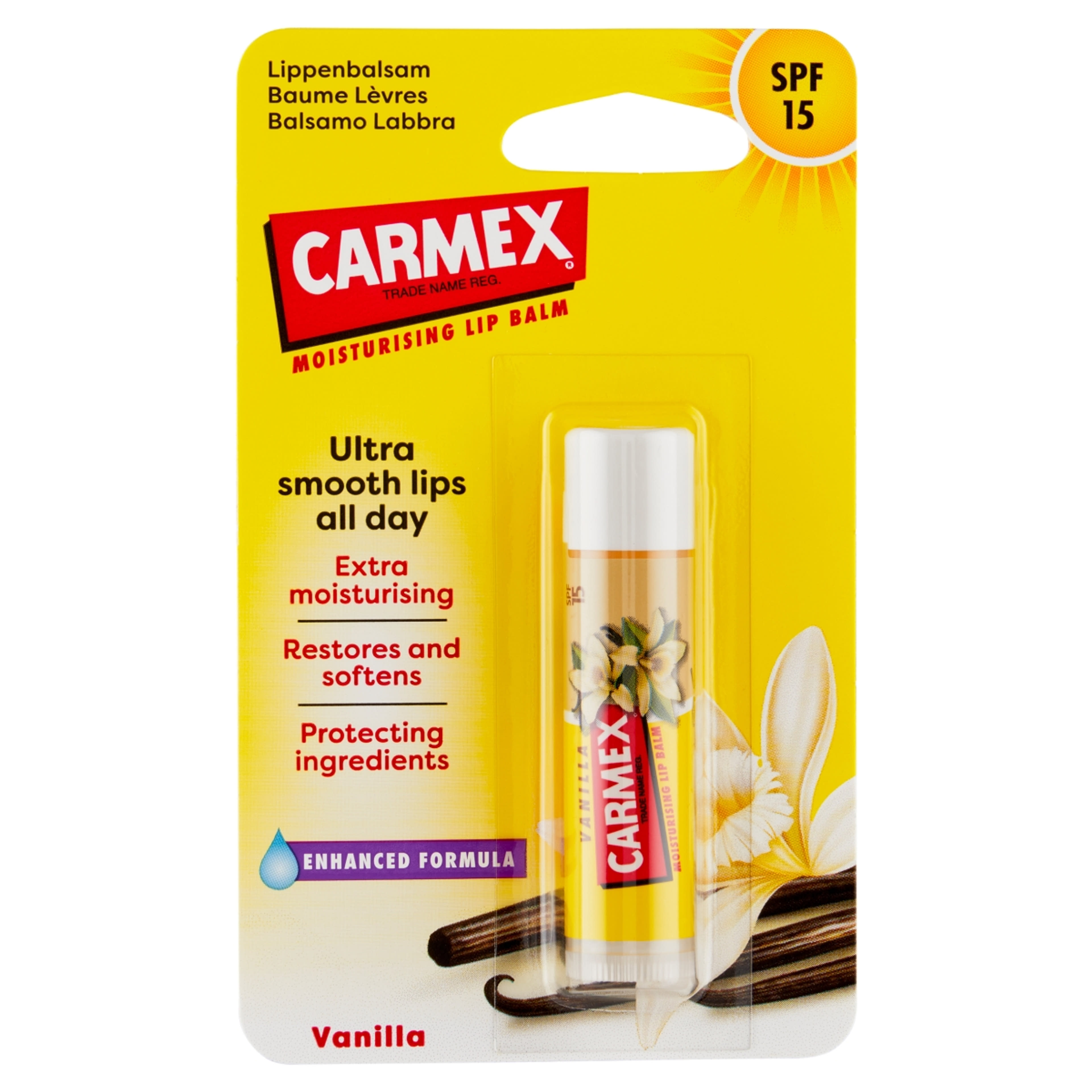 Carmex ajakápoló stift, vanília - 4,25 g