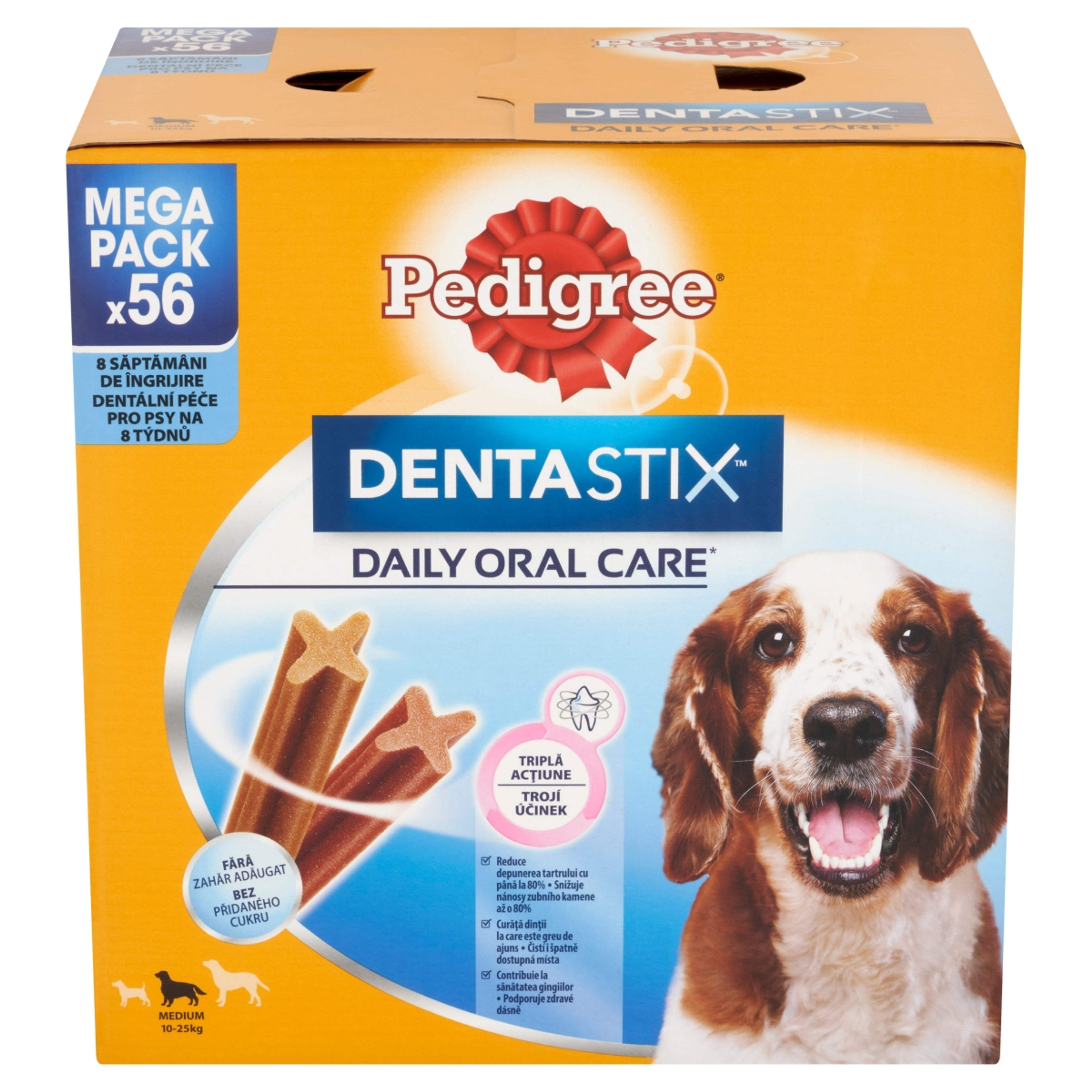 Pedigree DentaStix Daily Oral Care kiegészítő állateledel 4 hónapnál idősebb kutyáknak 8 db - 1440 kg-2