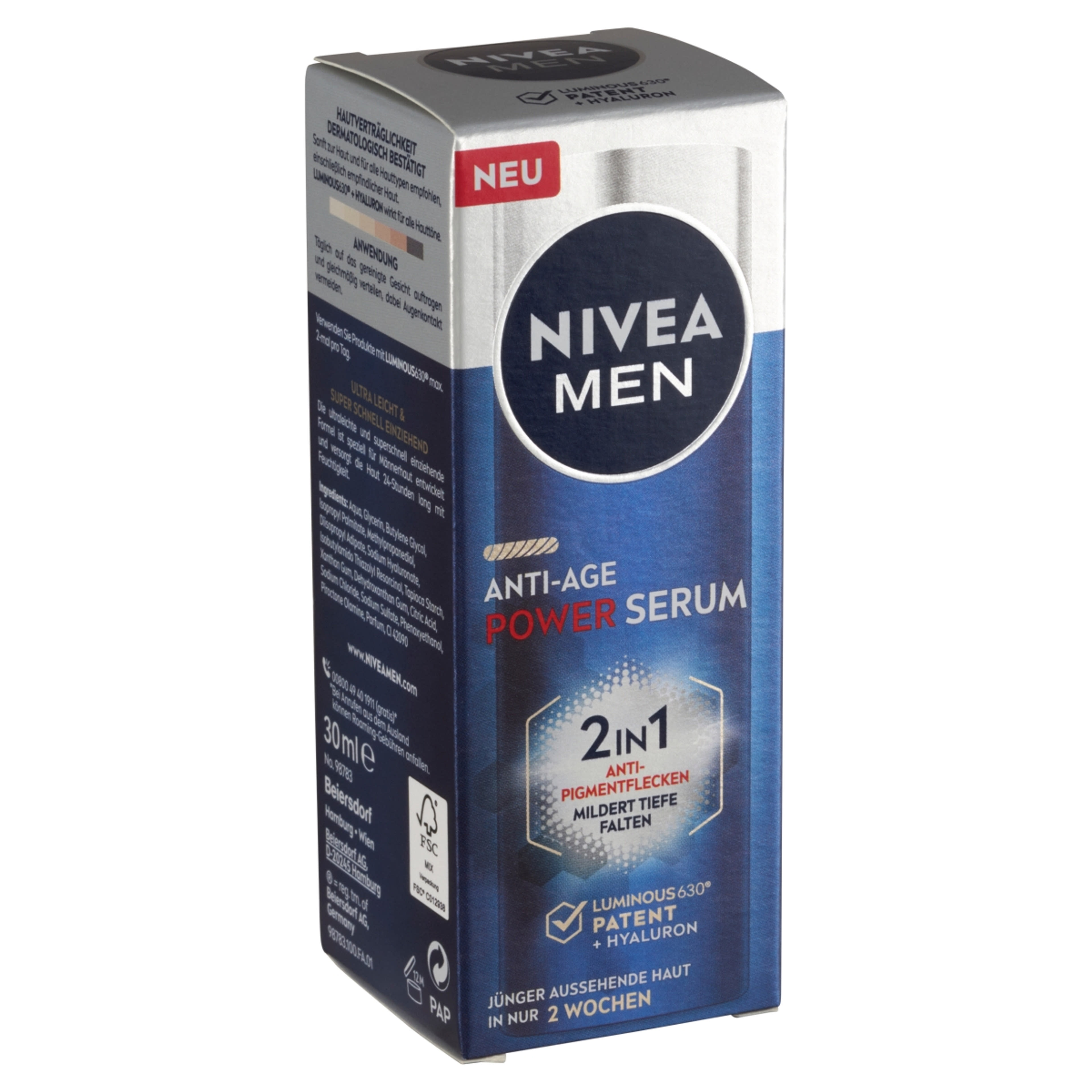Nivea Men Anti-Age Hialuron Luminous szérum - 30 ml-3