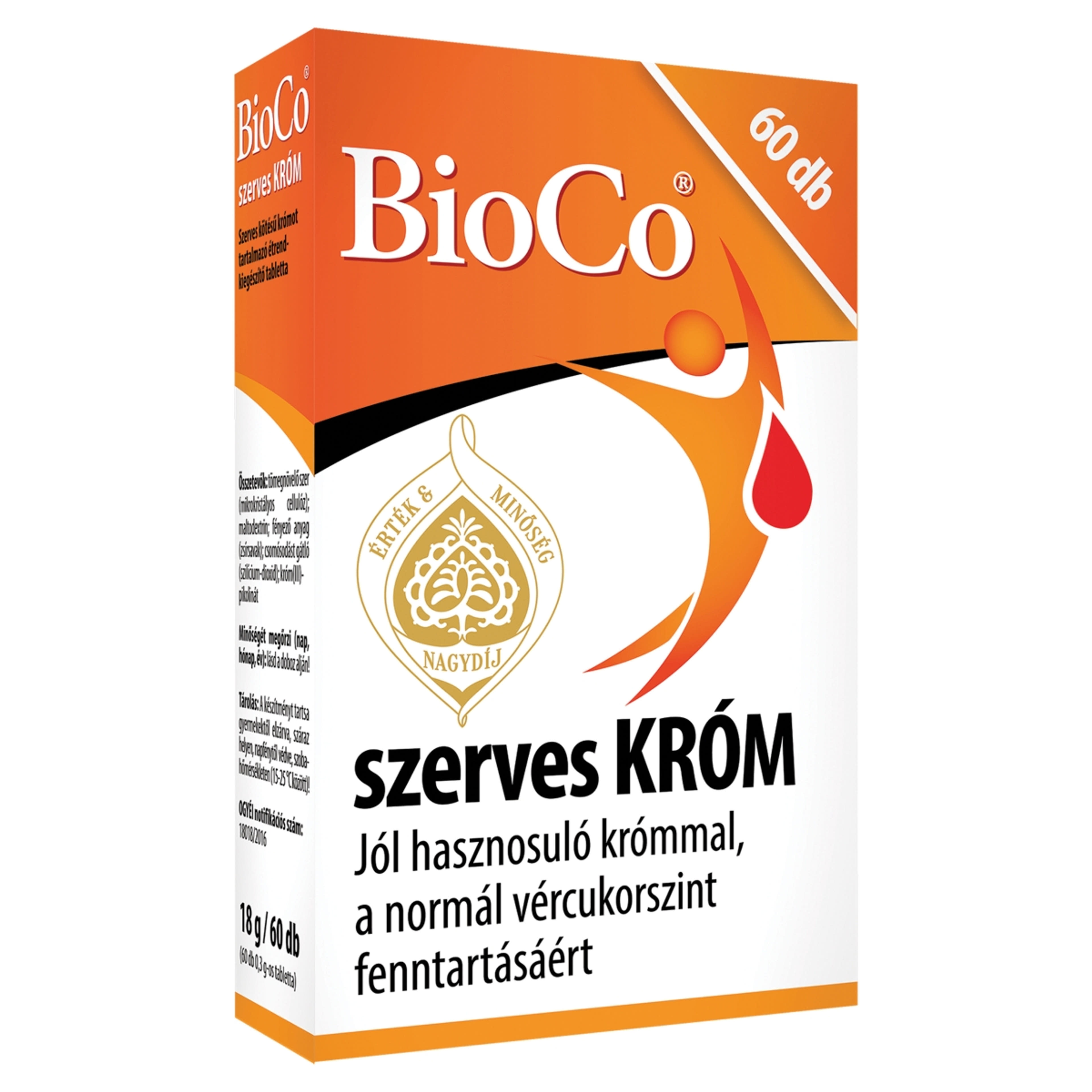 Bioco szerves króm tabletta - 60 db-2