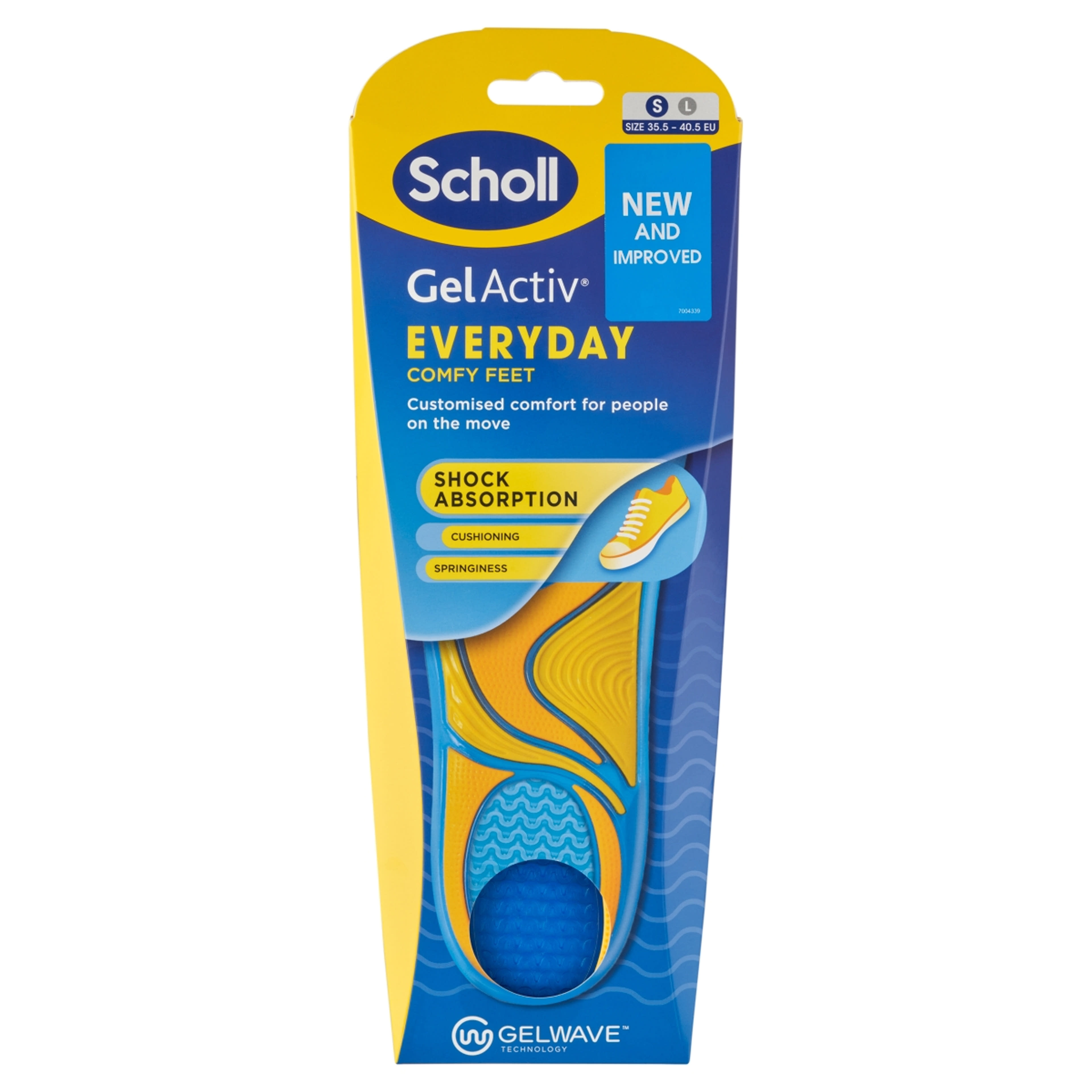 Scholl Gel Activ Casual talpbetét S méret - 2 db