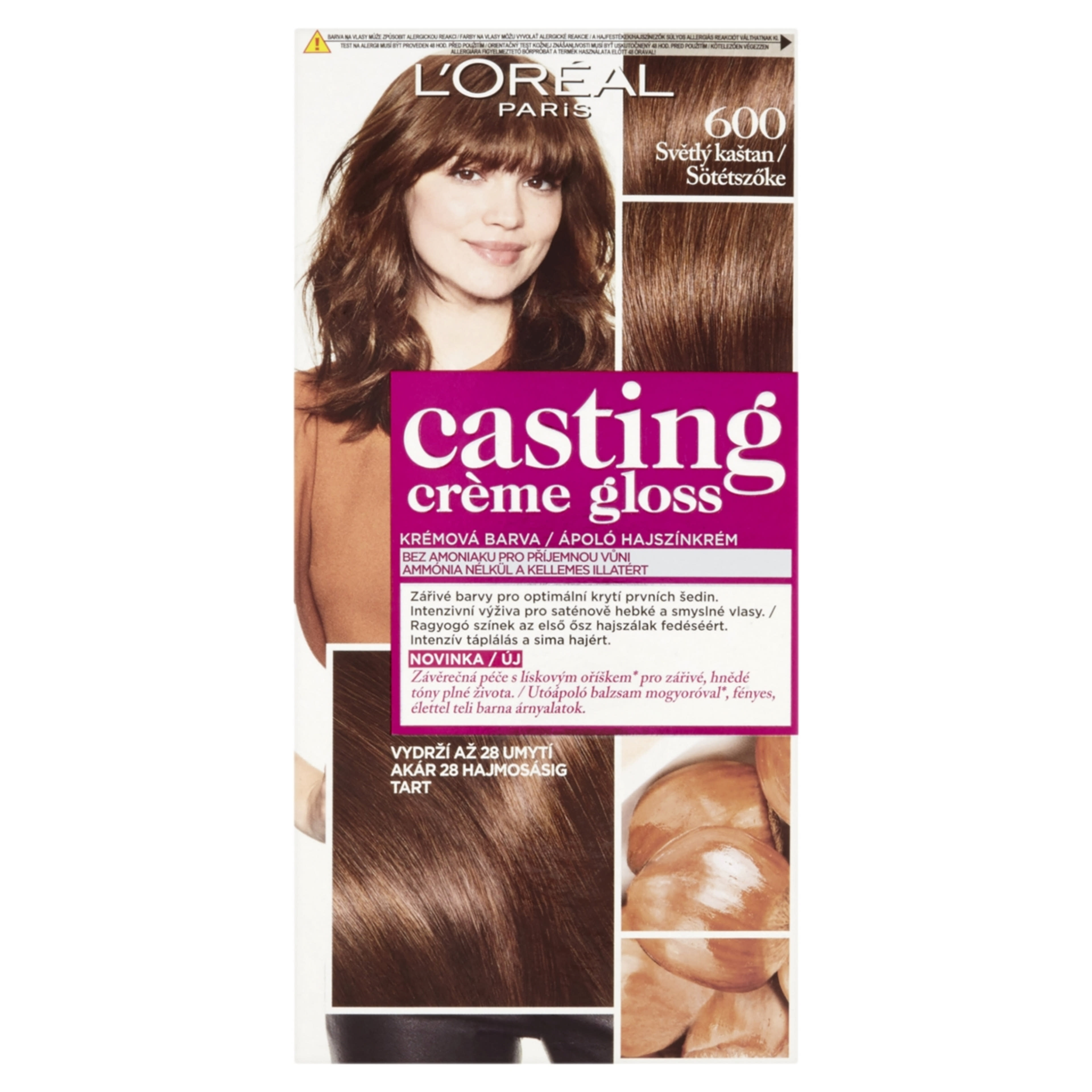 L'Oréal Paris Casting Creme Gloss Hajszínező krém 600 Sötétszőke - 1 db