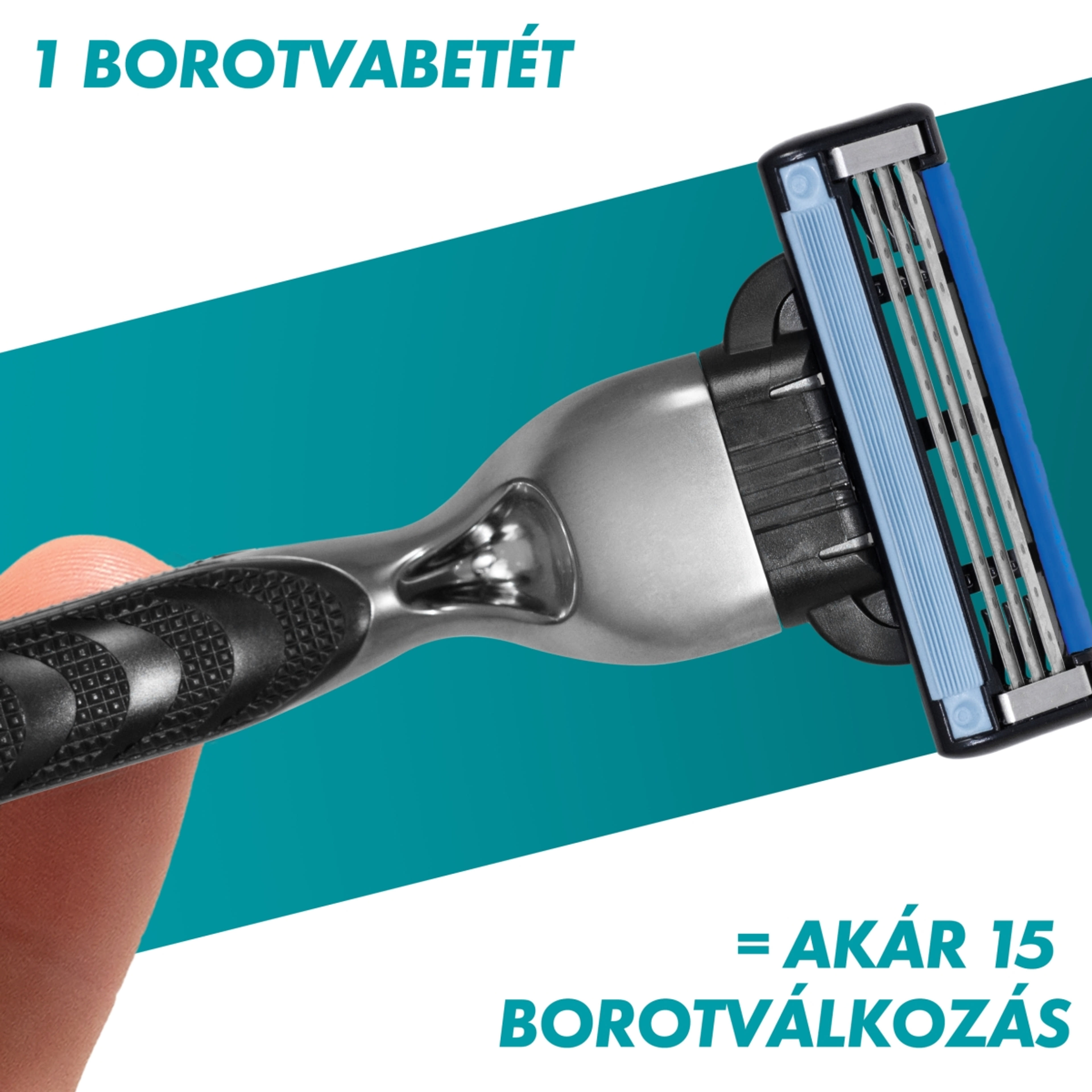 Gillette Mach3 tripla pengés borotva 2 db betéttel - 1 db-4