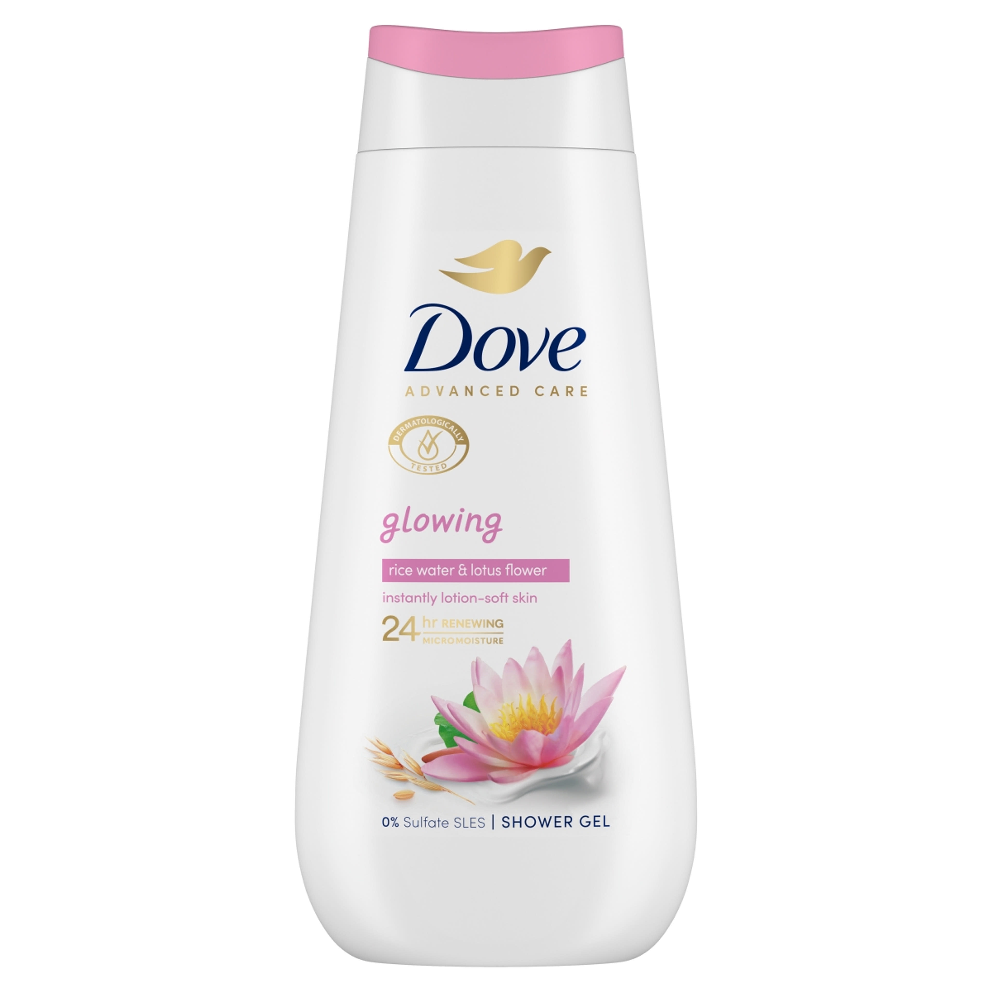 Dove Advanced Care Glowing krémtusfürdő - 225 ml