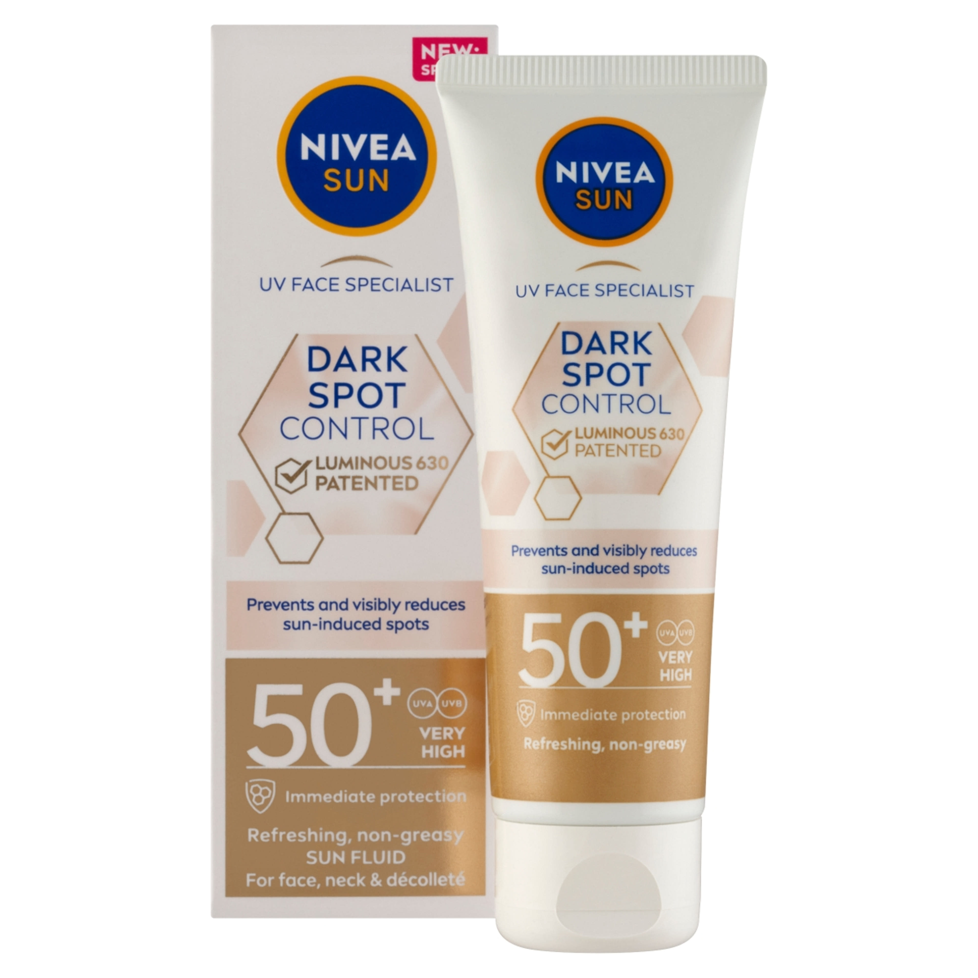 Nivea Sun Spot Control Luminous 630 napozó arckrém FF50 - 40 ml-2