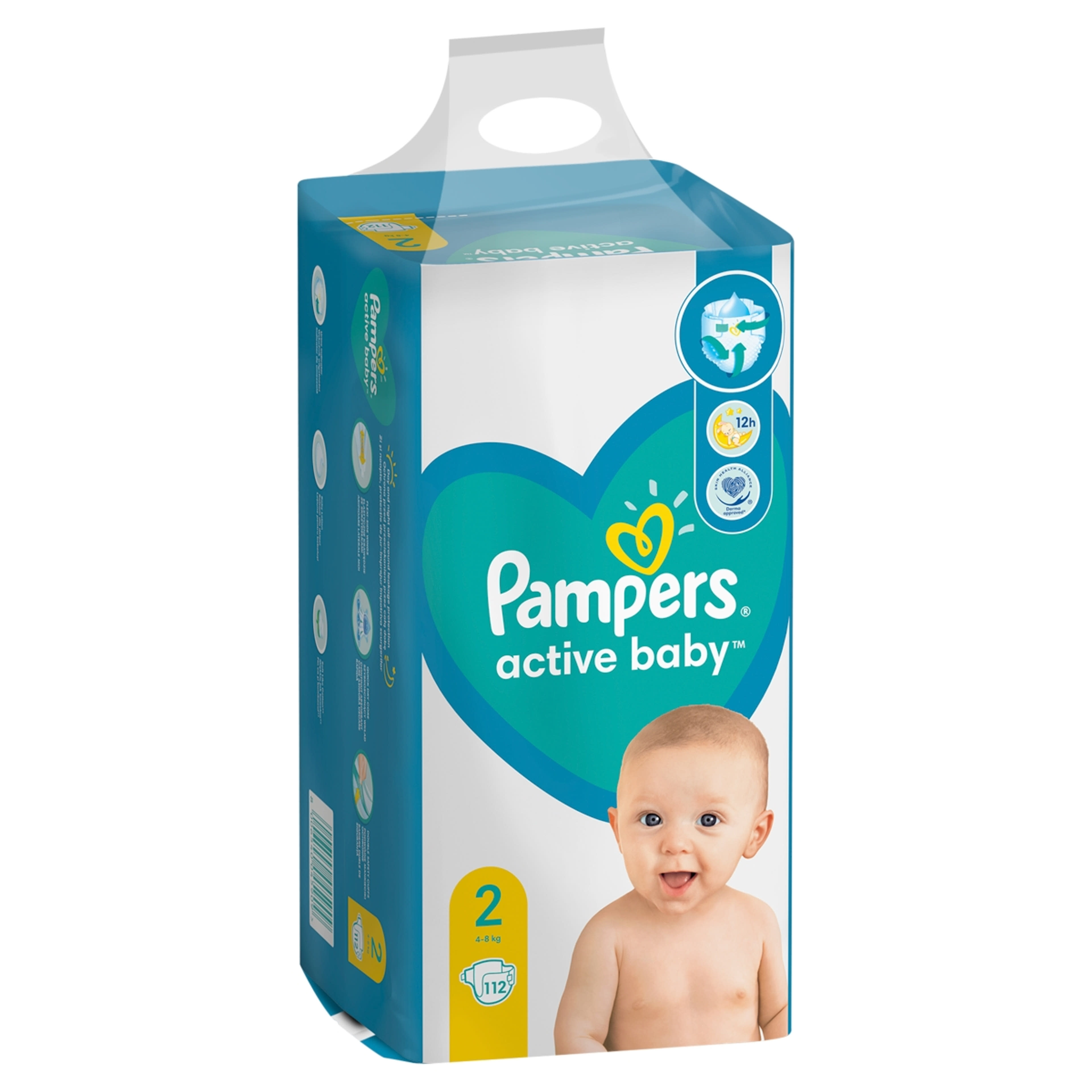Pampers Active Baby megapack- 2-es4-8 kg - 112 db-2