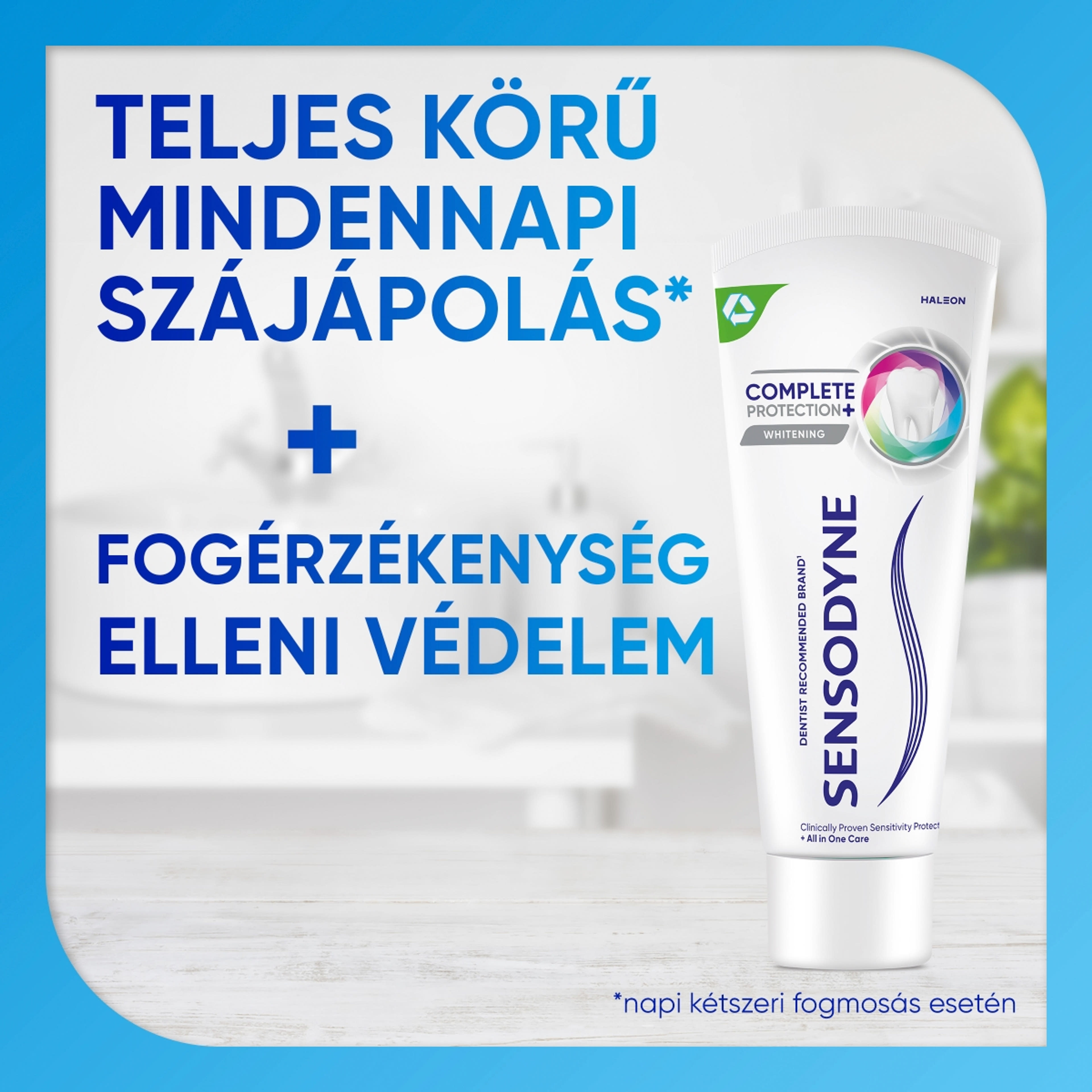 Sensodyne Complete Protection+ Whitening fluoridos fogkrém - 75 ml-10