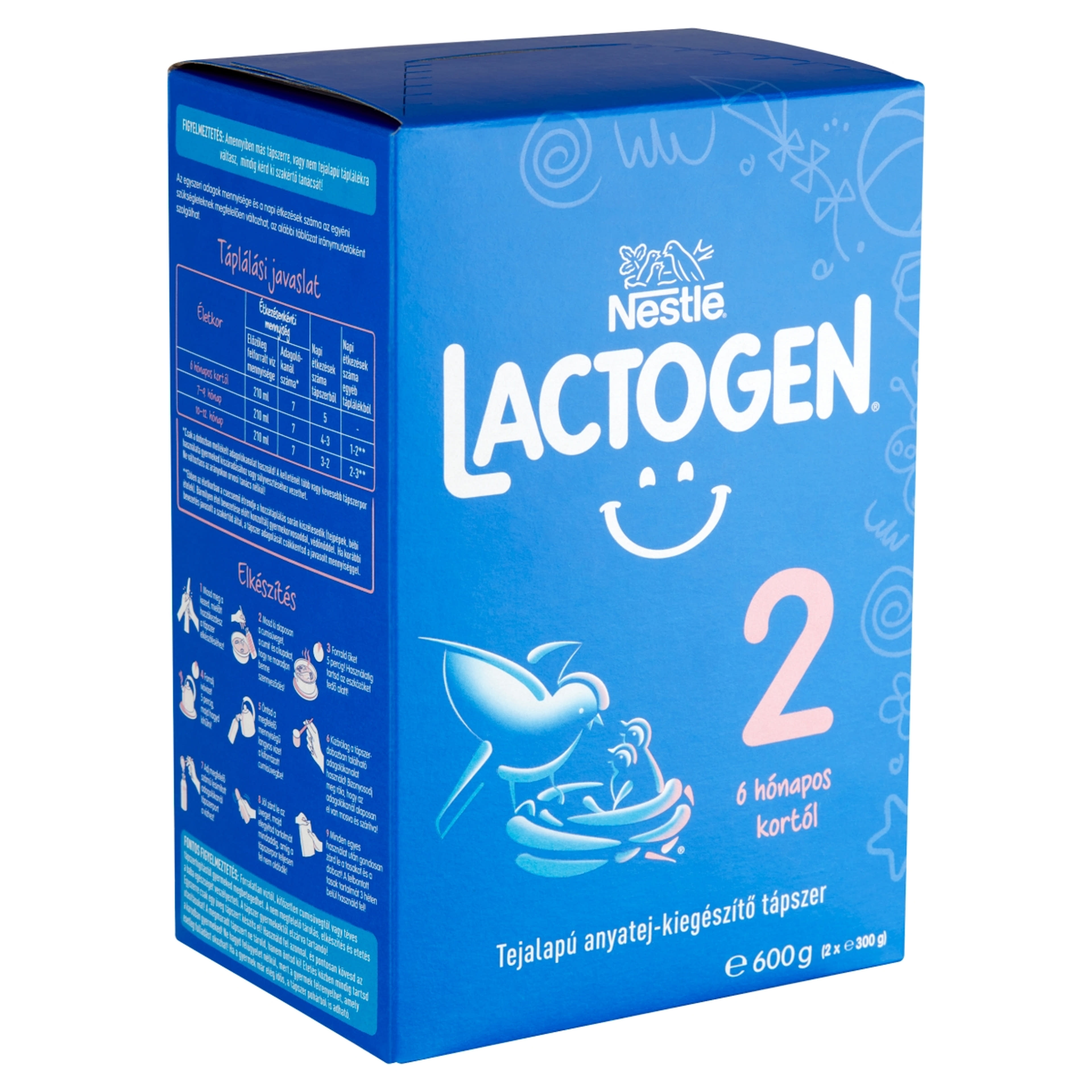 Lactogen 2 tápszer 6 hónapos kortól - 600 g-2