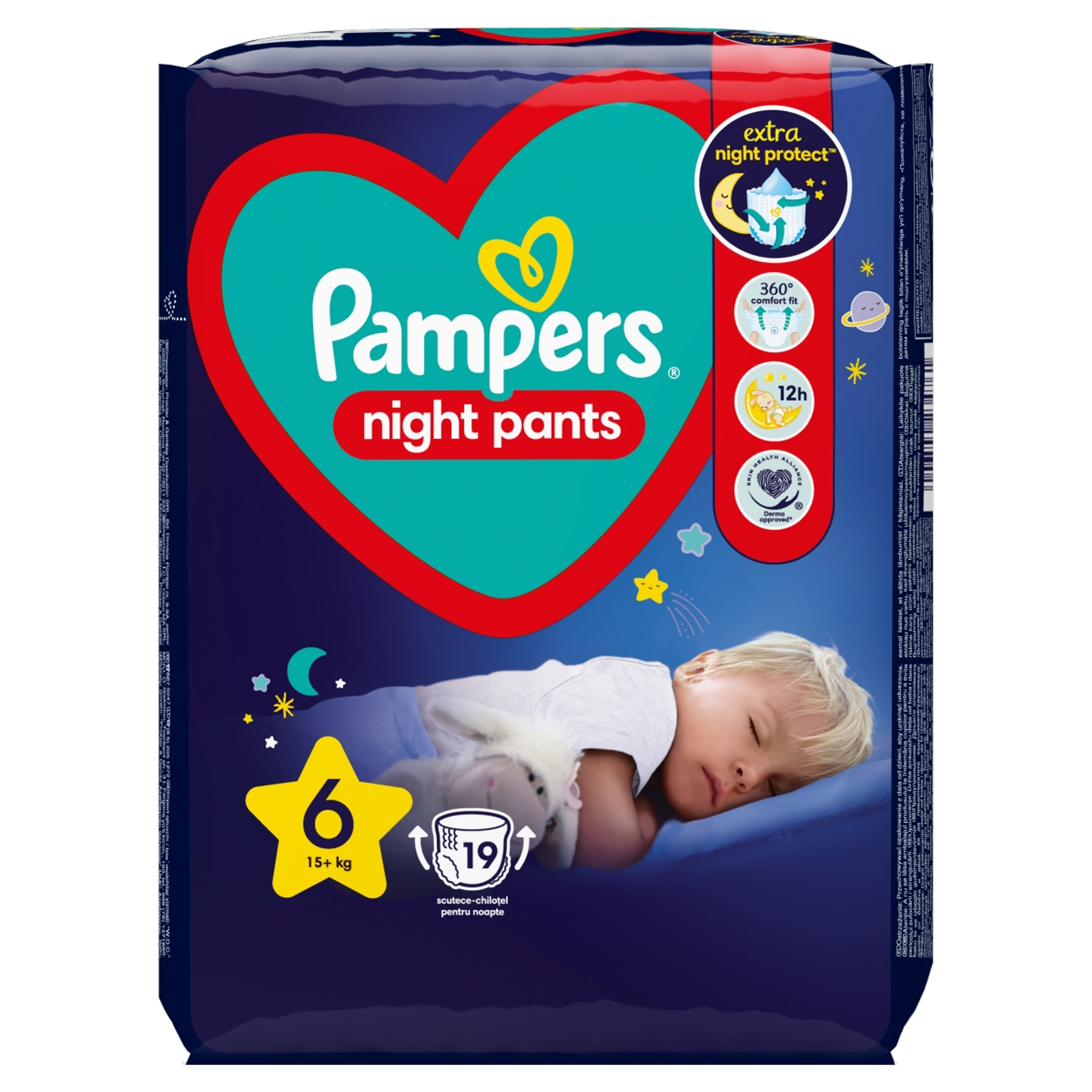 Pampers Night Pants 6-os 15+ kg - 19 db