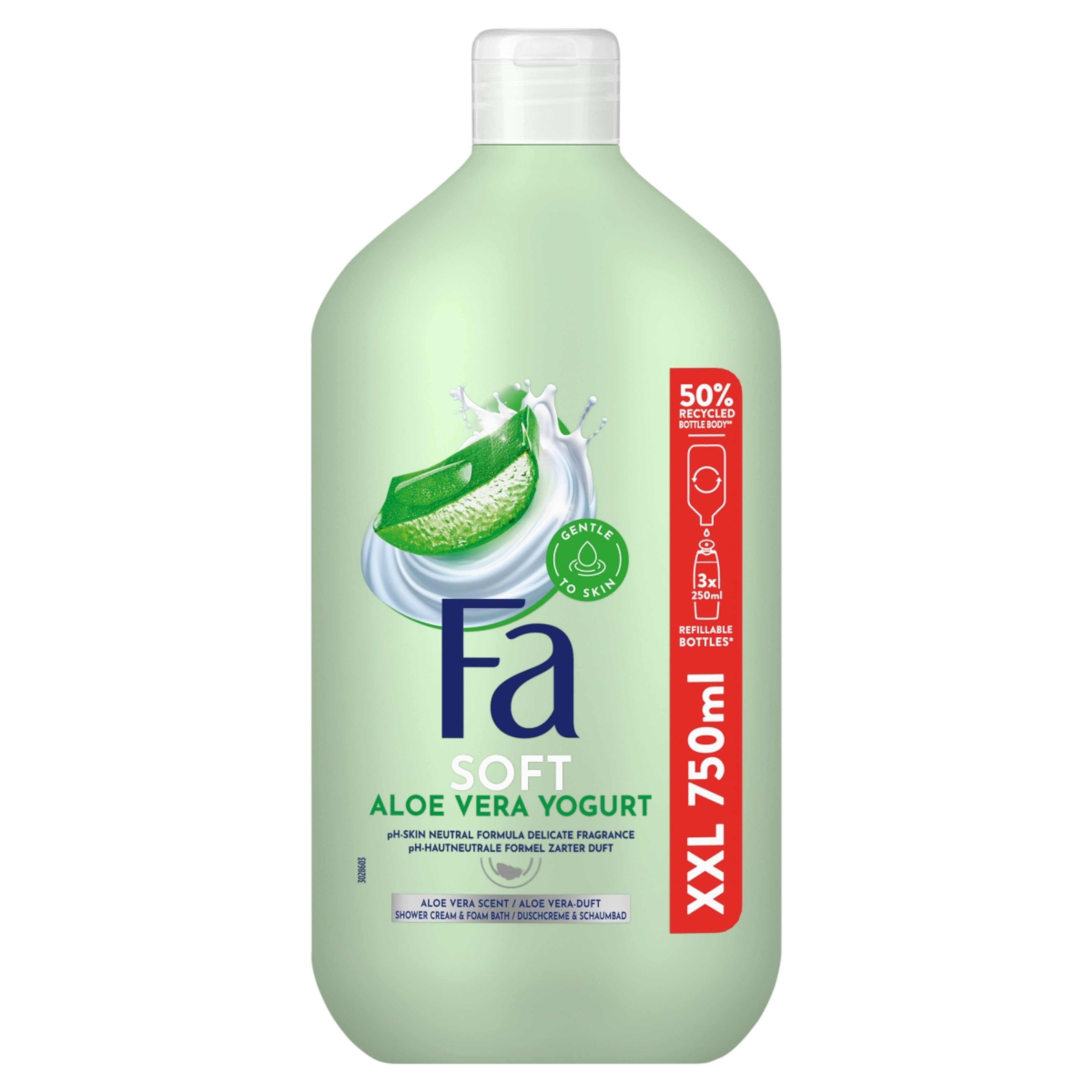 Fa Aloe Vera Yoghurt tus- és habfürdő - 750 ml