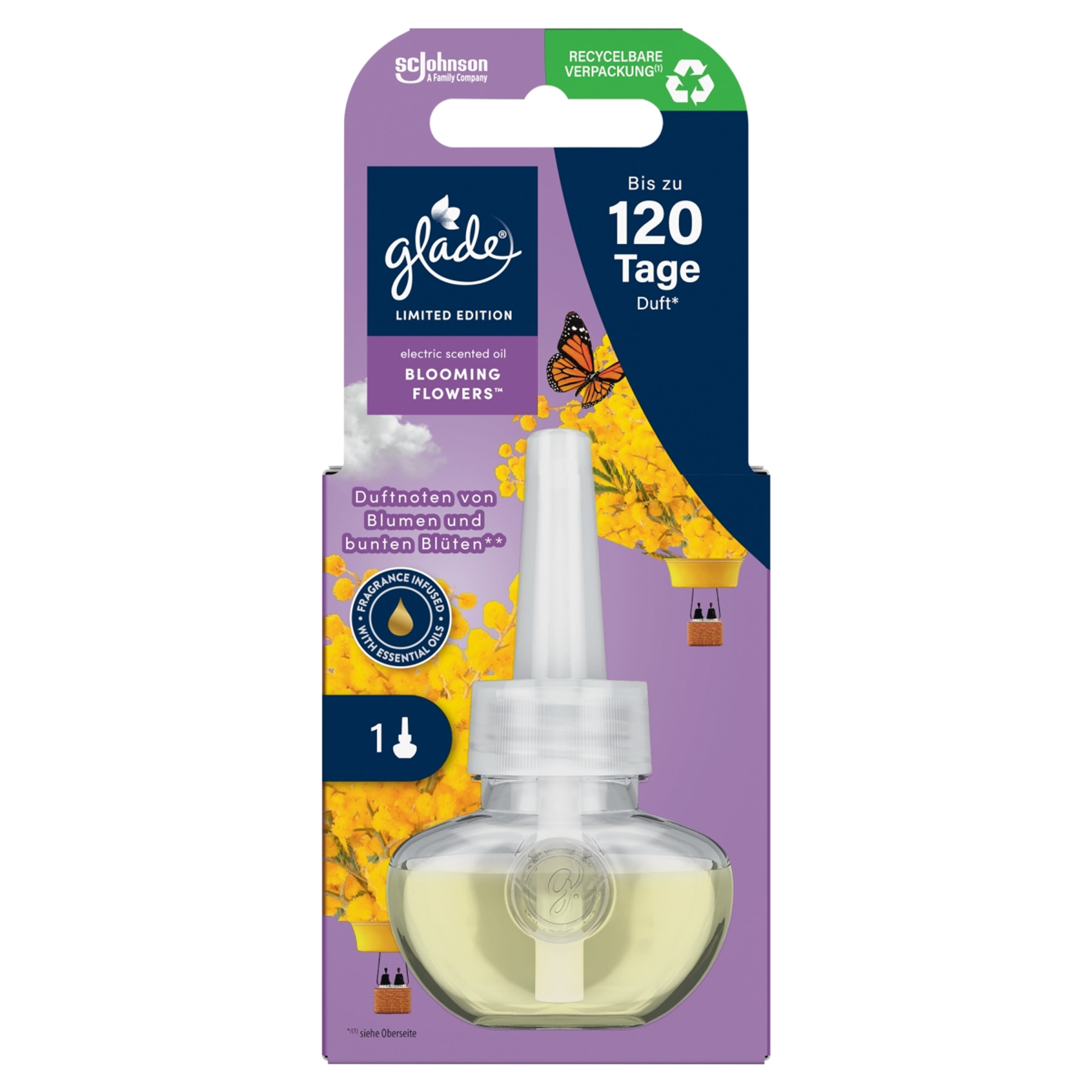 Glade Blooming Flowers elektromos légfrissítő készülék utántöltő - 20 ml-1