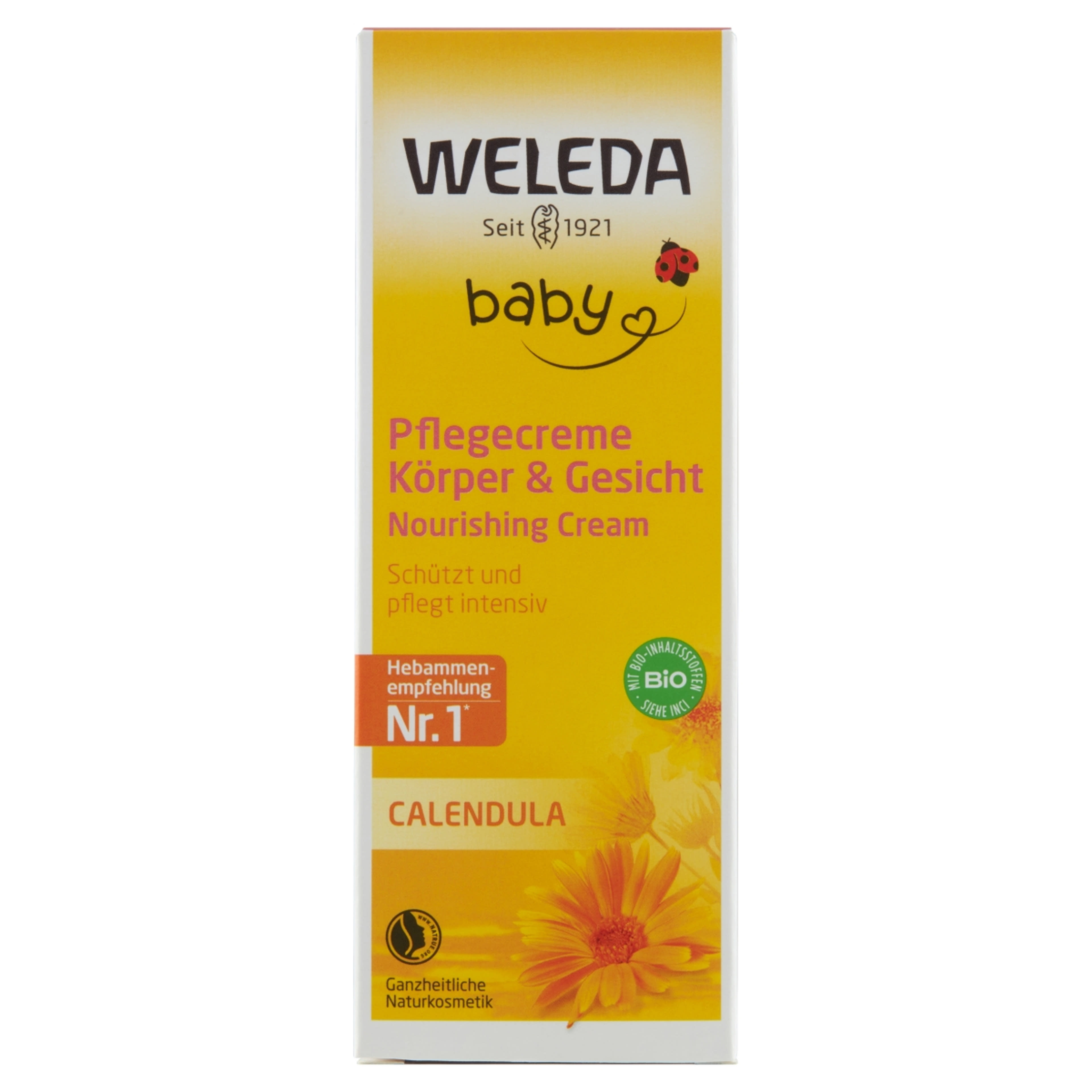 Weleda Calendula babaápoló krém arcra, testre - 75 ml