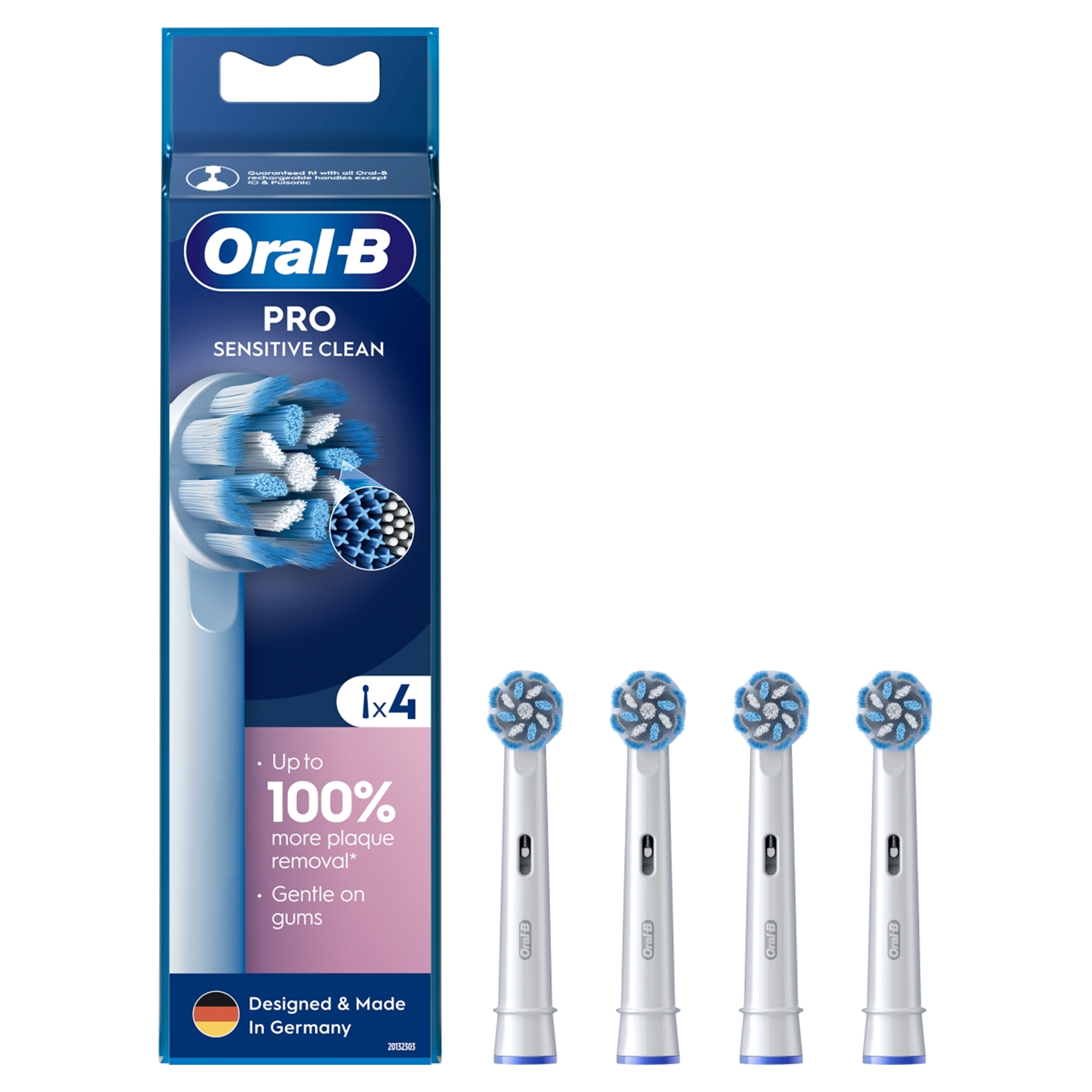 Oral-B Pro Sensitive Clean fogkefefej -  4 db-2