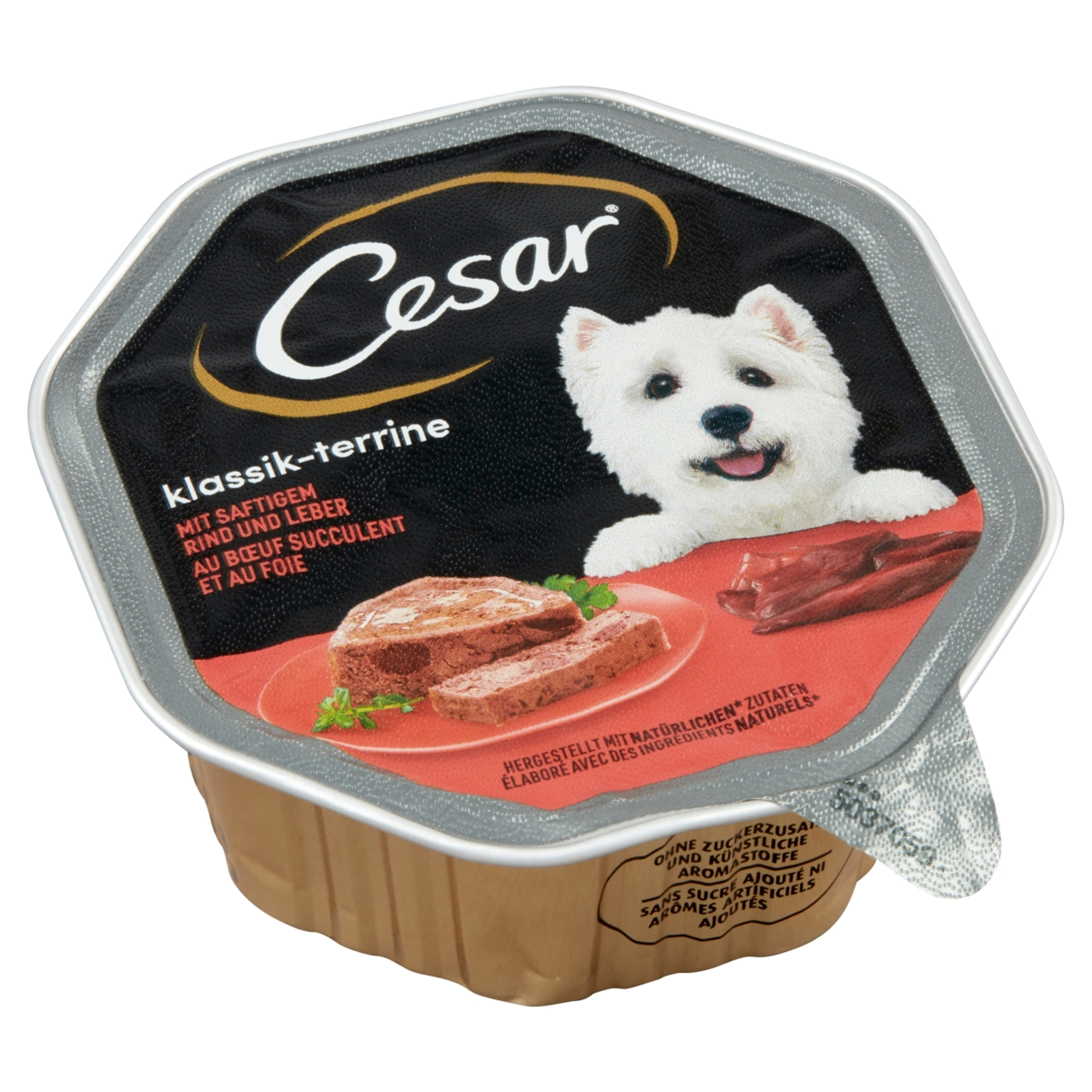 Cesar felnőtt teljes értékű állateledel alutasakban kutyáknak, marhahússal - 150 g-2