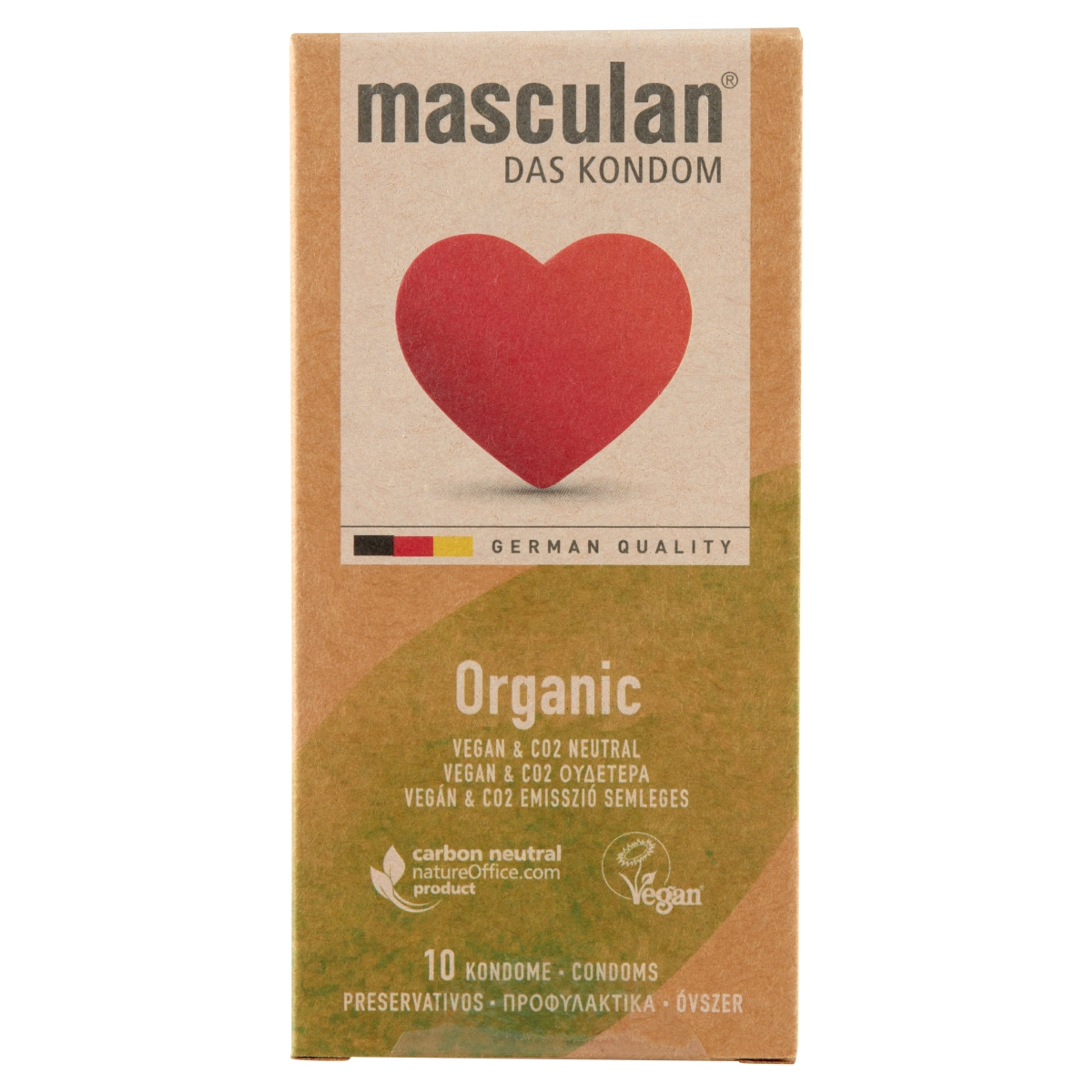 Masculan óvszer organic - 10 db