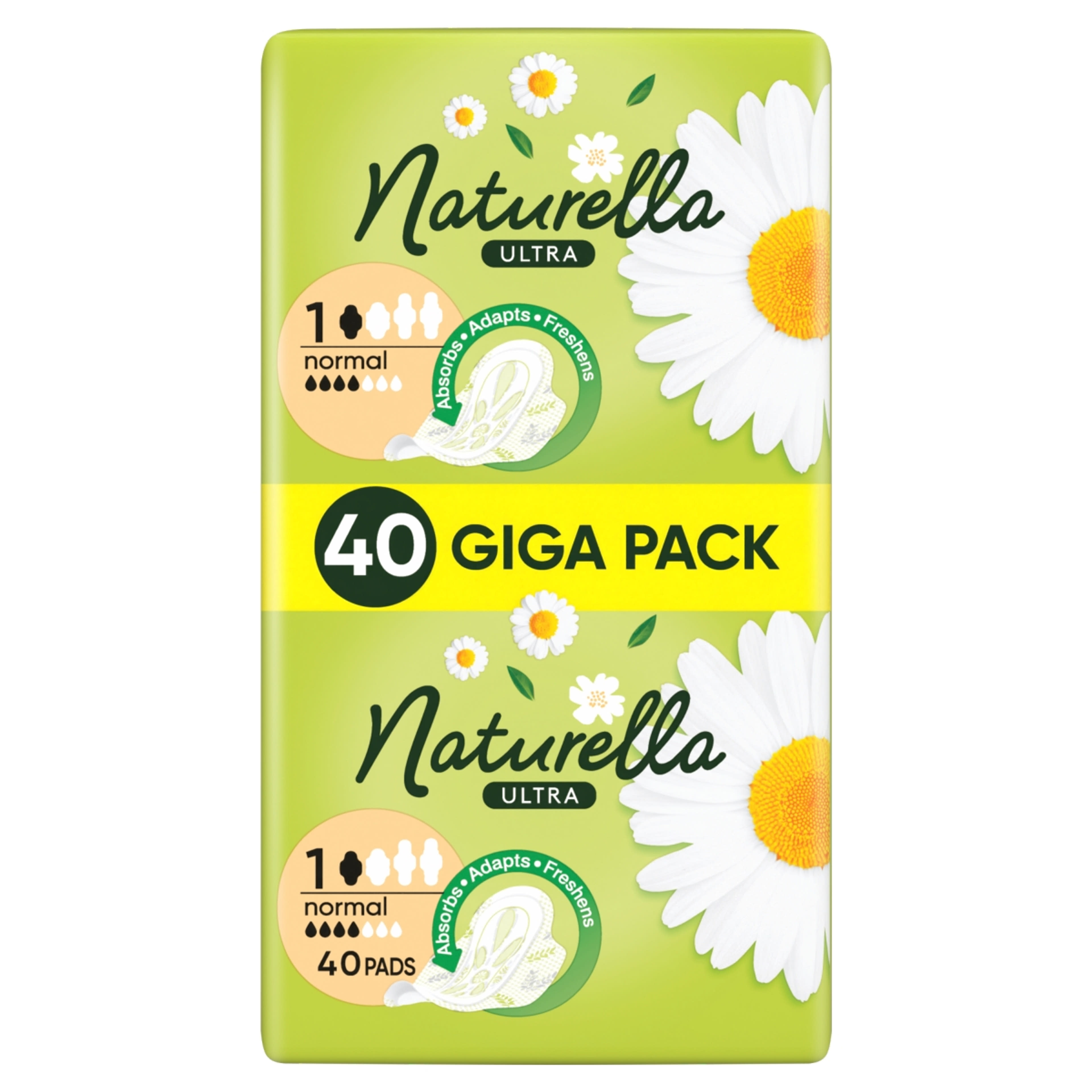 Naturella Ultra Normal szárnyas egészségügyi betét - 40 db