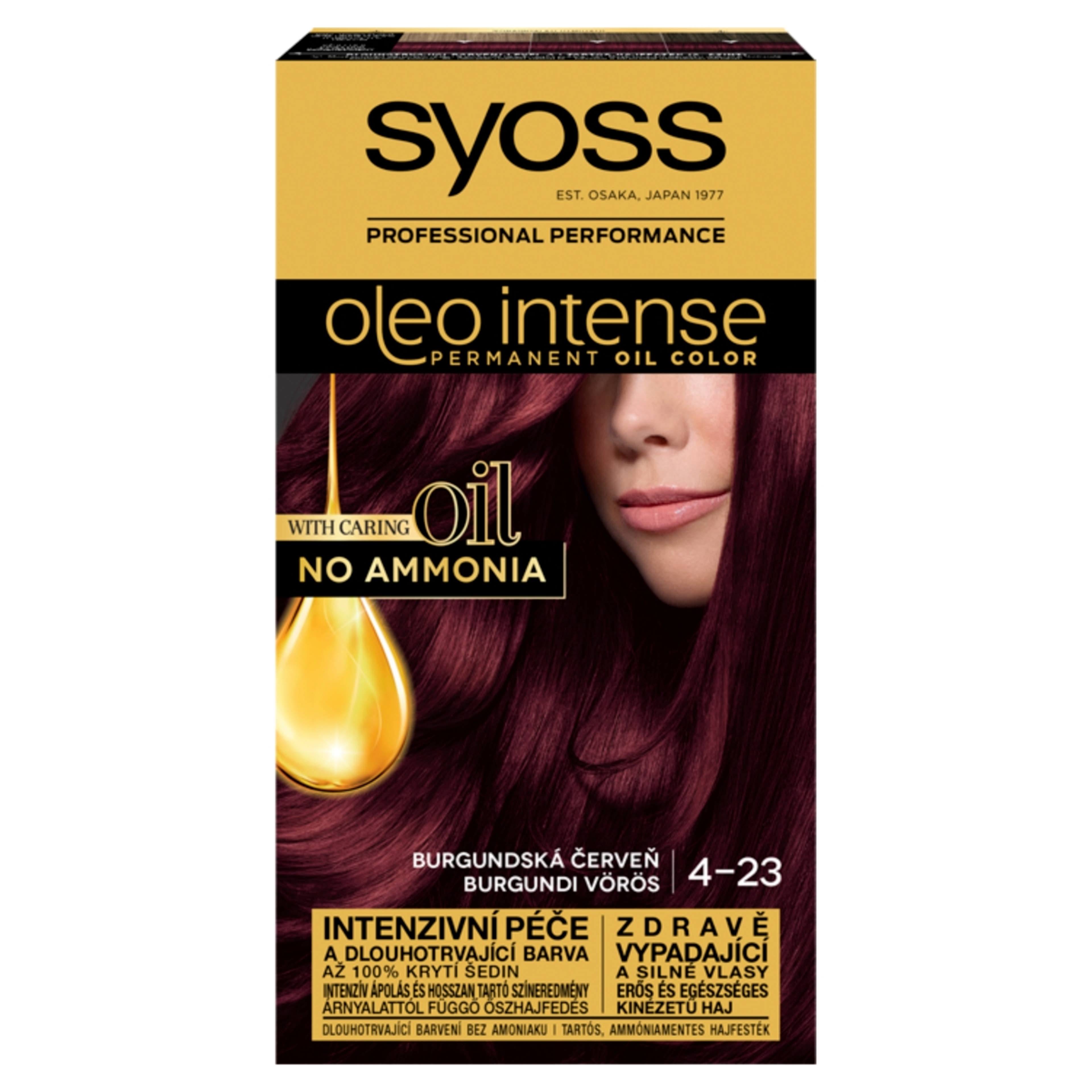 Syoss Color Oleo intenzív olaj hajfesték 4-23 burgundi vörös - 1 db