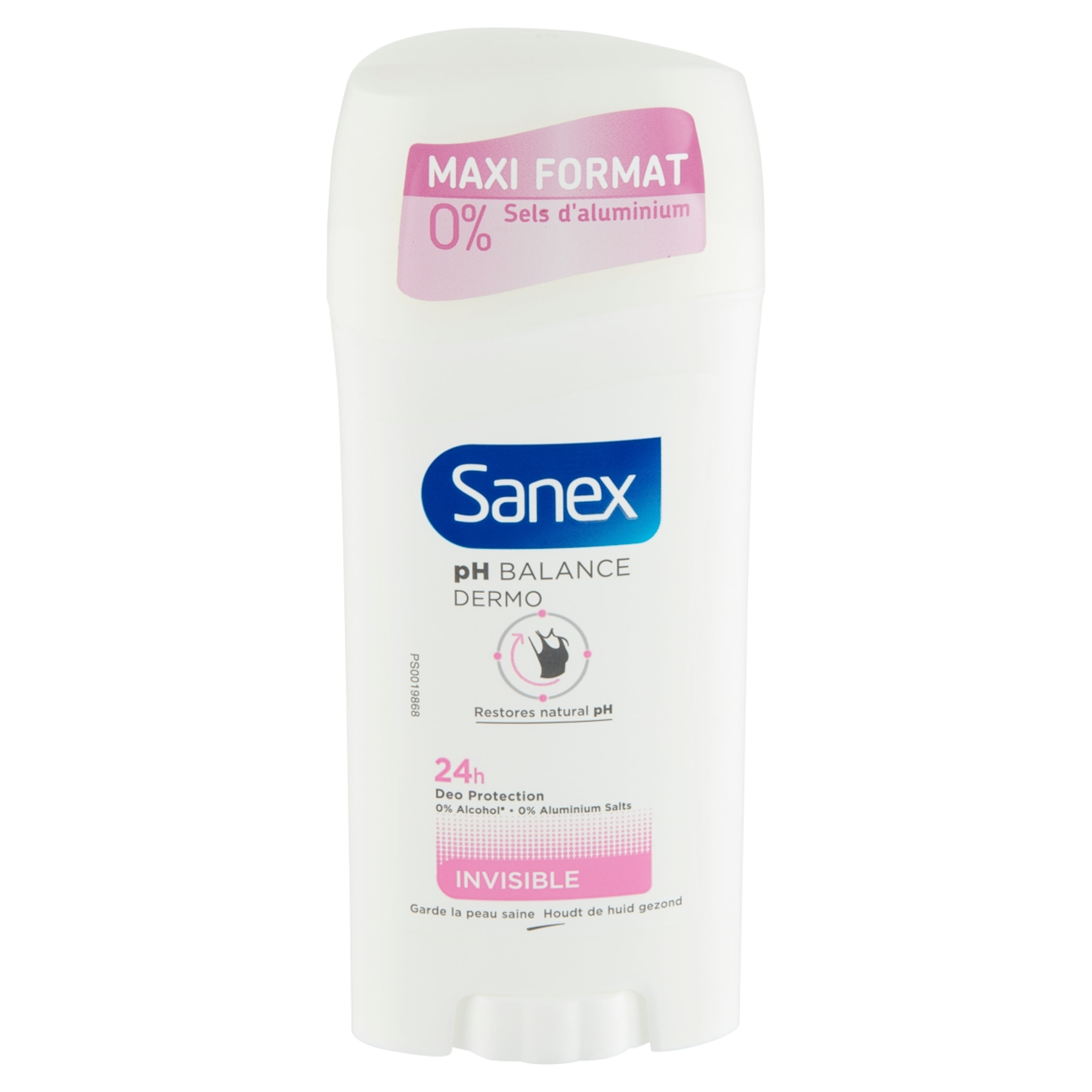 Sanex pH Balance Dermo Invisible dezodor stift - 65 ml-2