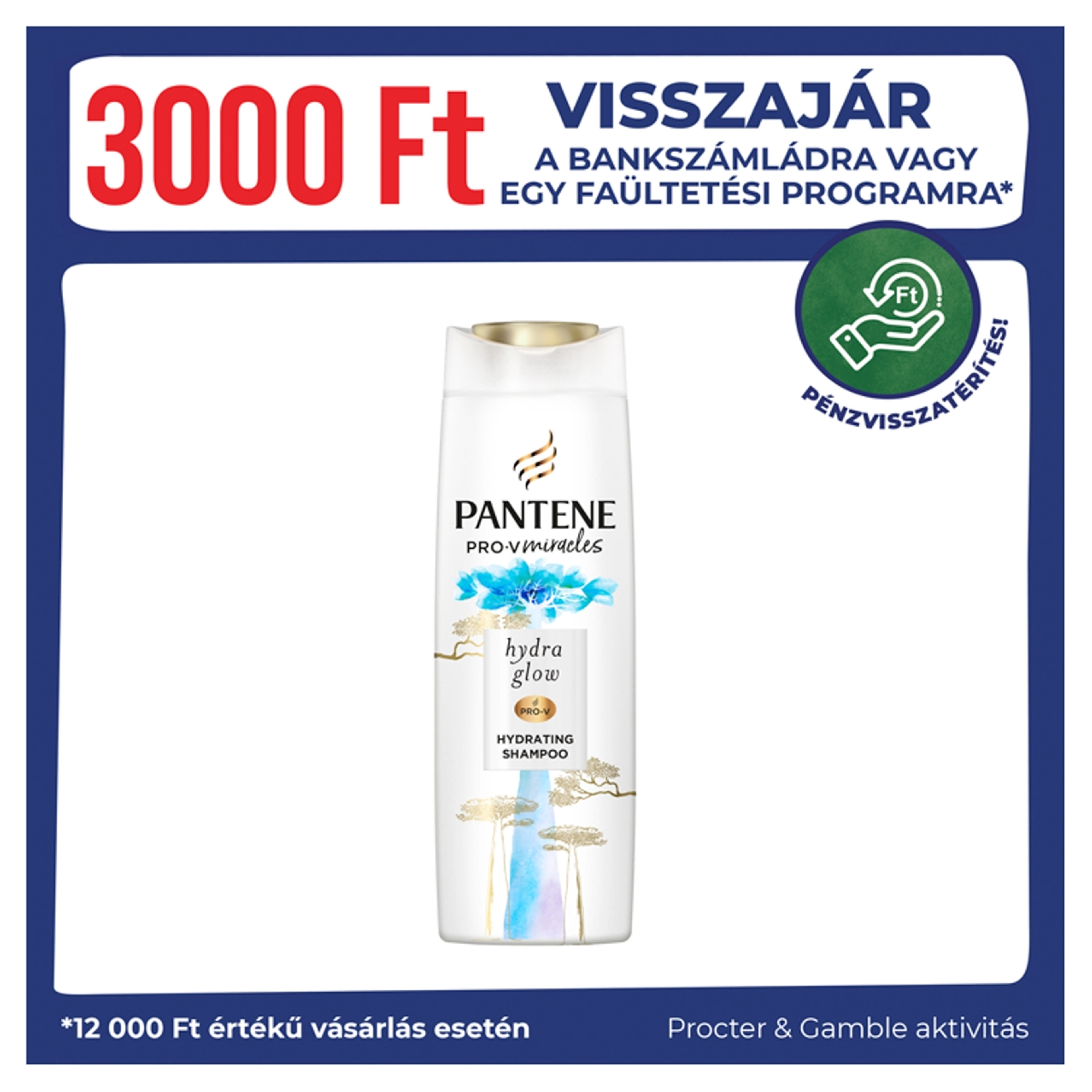 Pantene Hydra Glow sampon biotinnal és baobabesszenciával - 300 ml-1