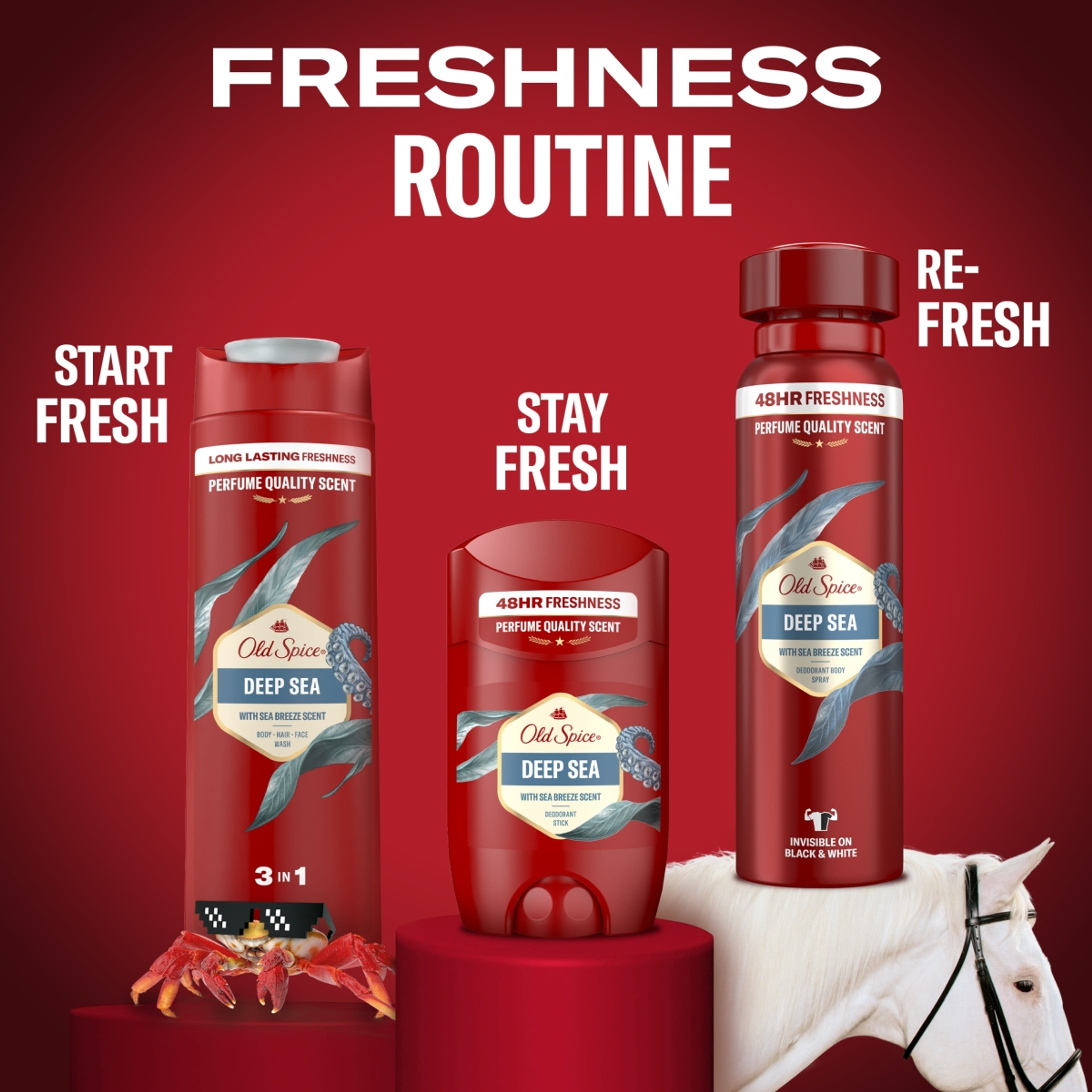 Old Spice tusfürdő Deep sea - 400 ml-10