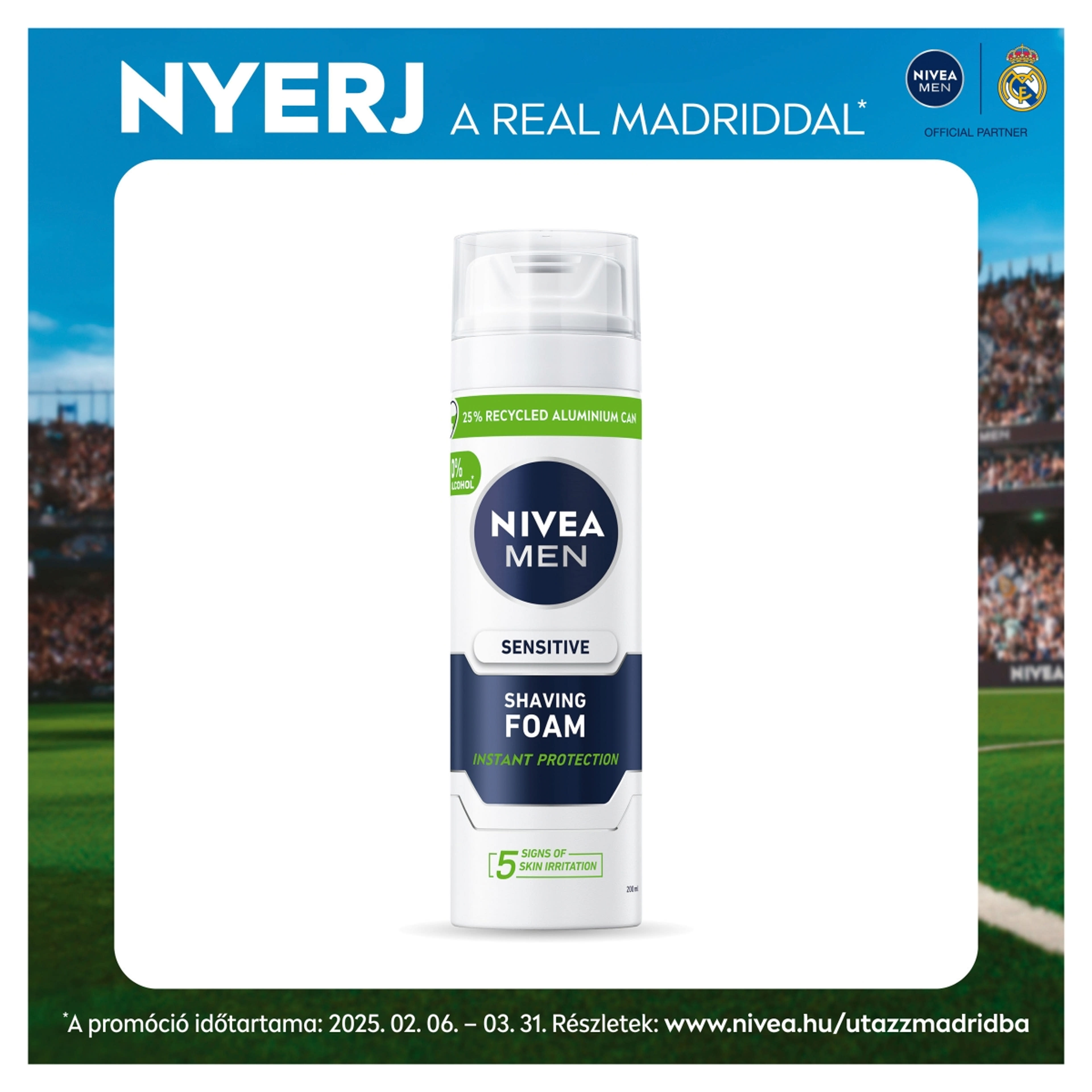 NIVEA MEN Sensitive Borotvahab - 200 ml