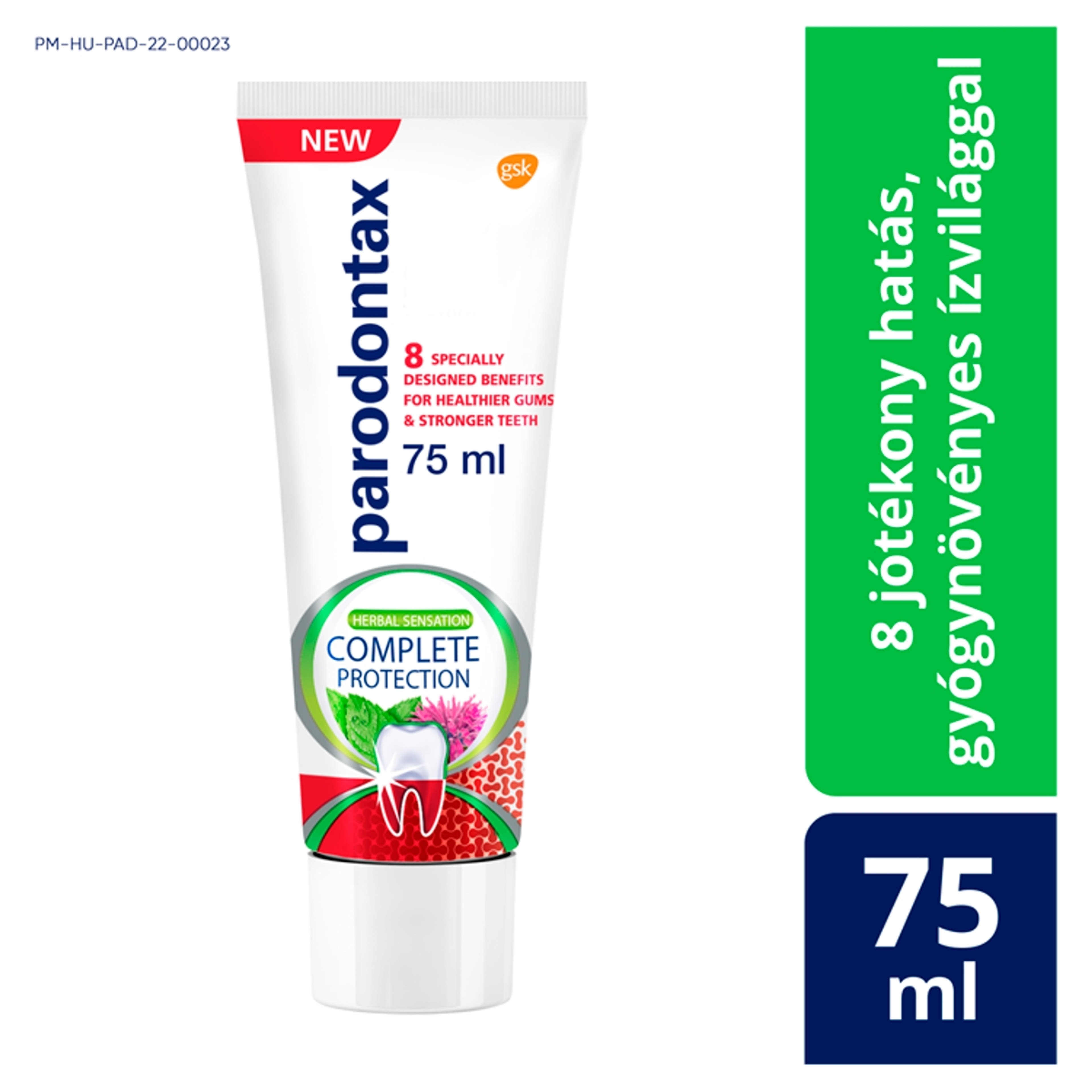 Parodontax Complete Protection Herbal Sensation fluoridos fogkrém - 75 ml-5