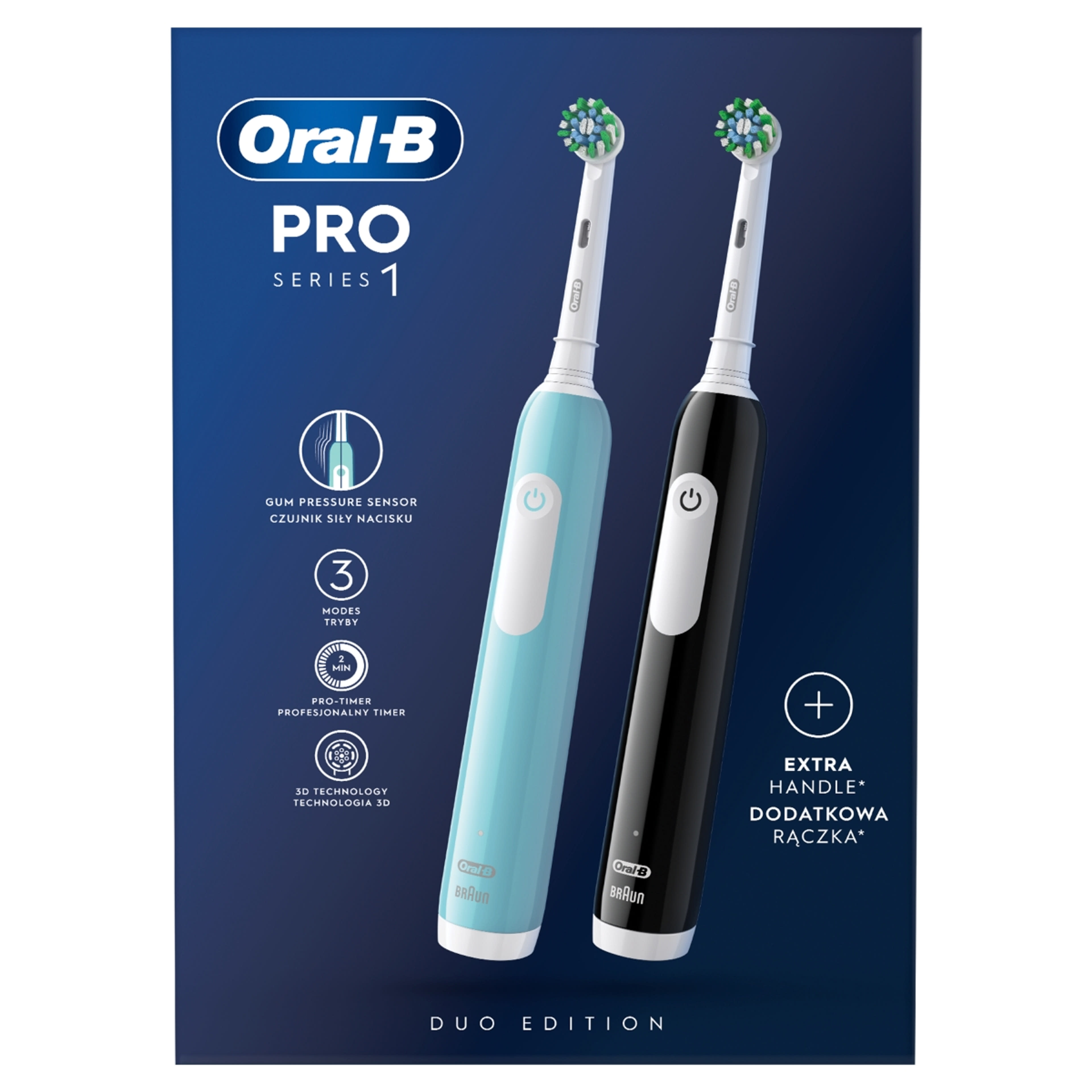 Oral-B Pro 1 – 790 elektromos fogkefe - 2 db-1