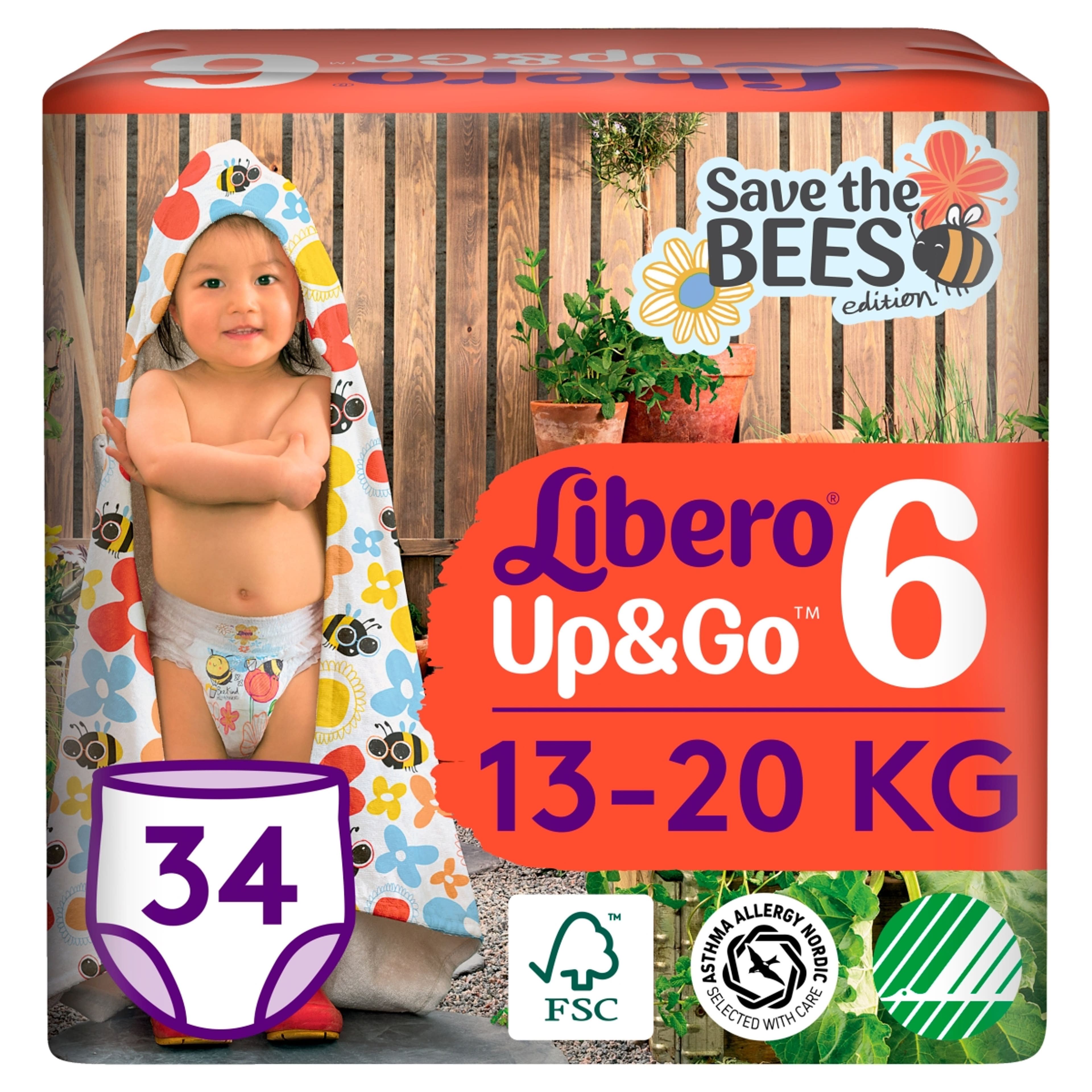 Libero Up&Go bugyipelenka 6-os 13-20 kg - 34 db-6