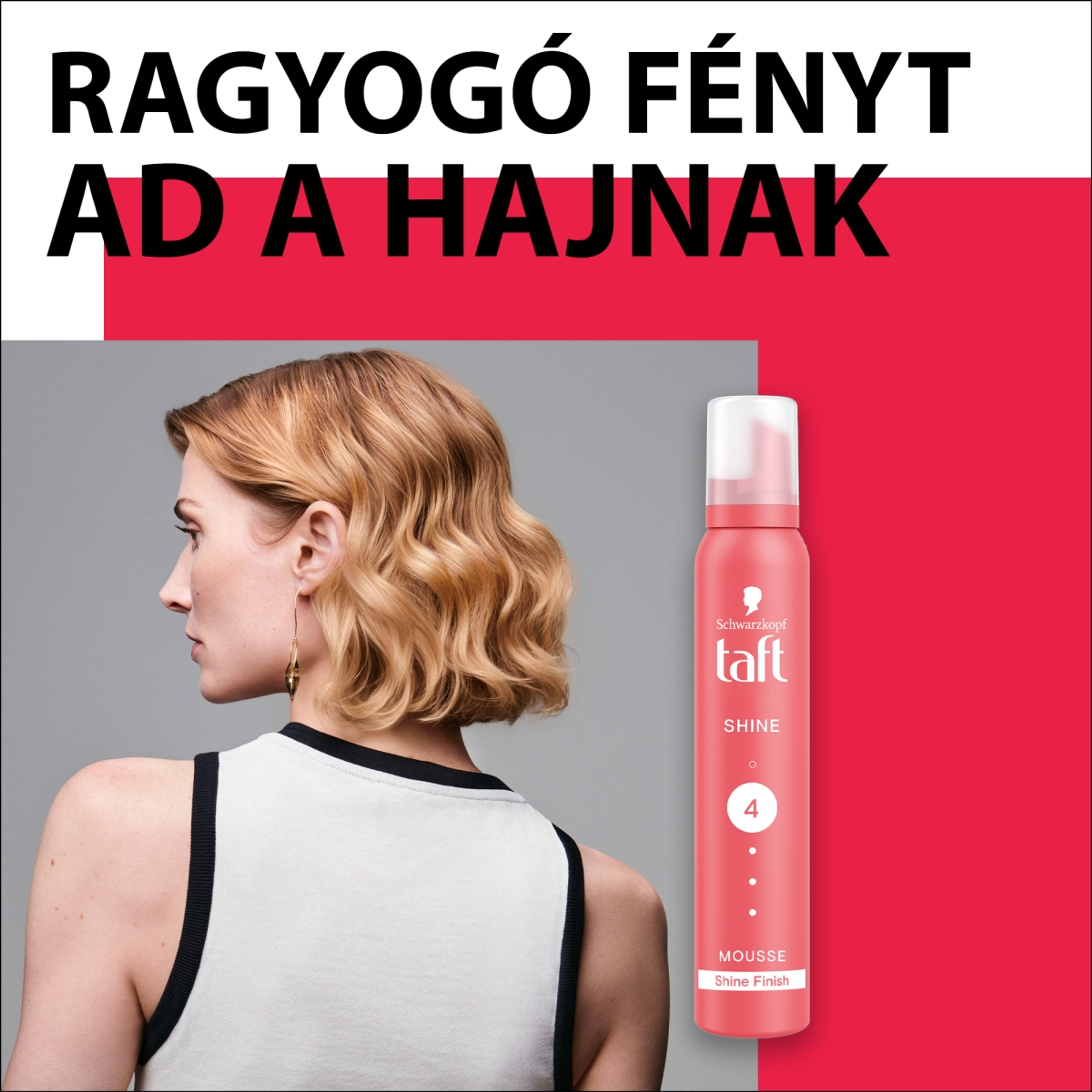 Taft 10 Karátos Fény hajrögzítőhab - 200 ml-2